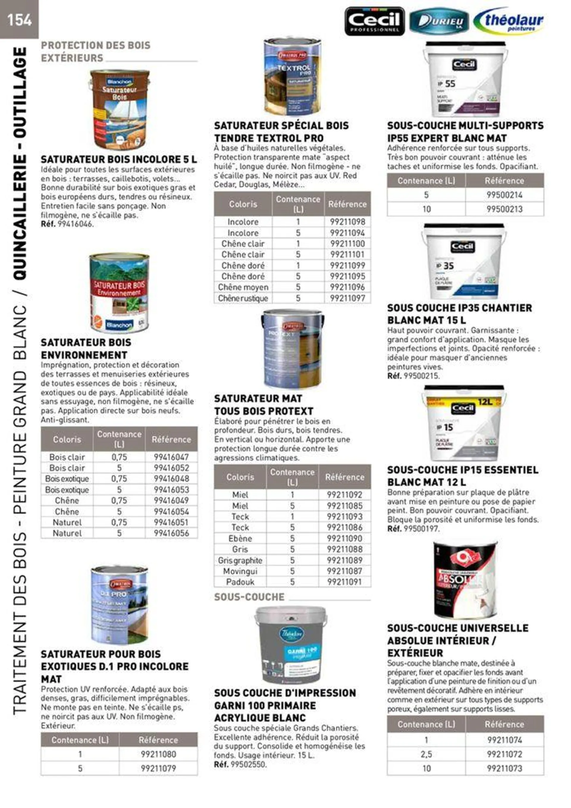 GUIDE SPÉCIAL 2024 BOIS • CONSTRUCTION & RÉNOVATION du 25 avril au 31 décembre 2024 - Catalogue page 60