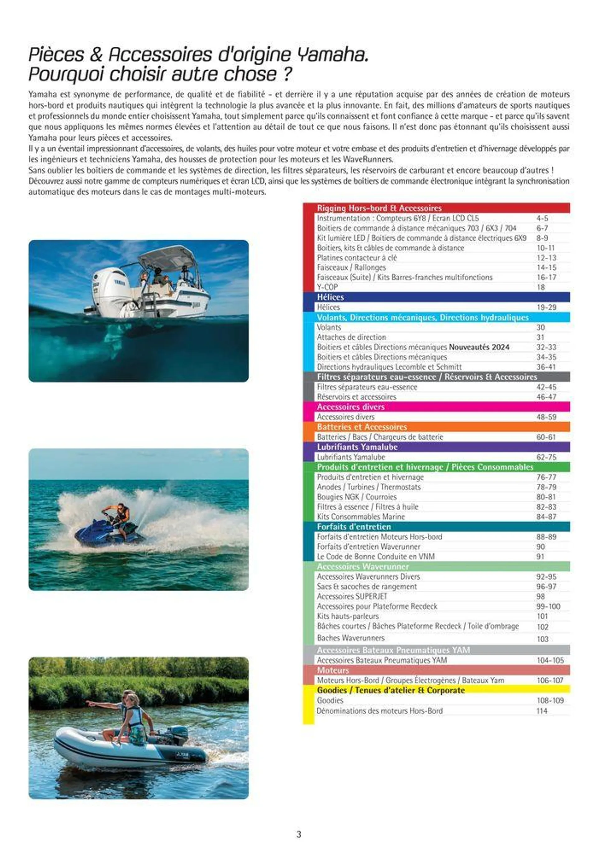 Catalogue Yamaha Marine - Accessoires Marine 2024 - 36