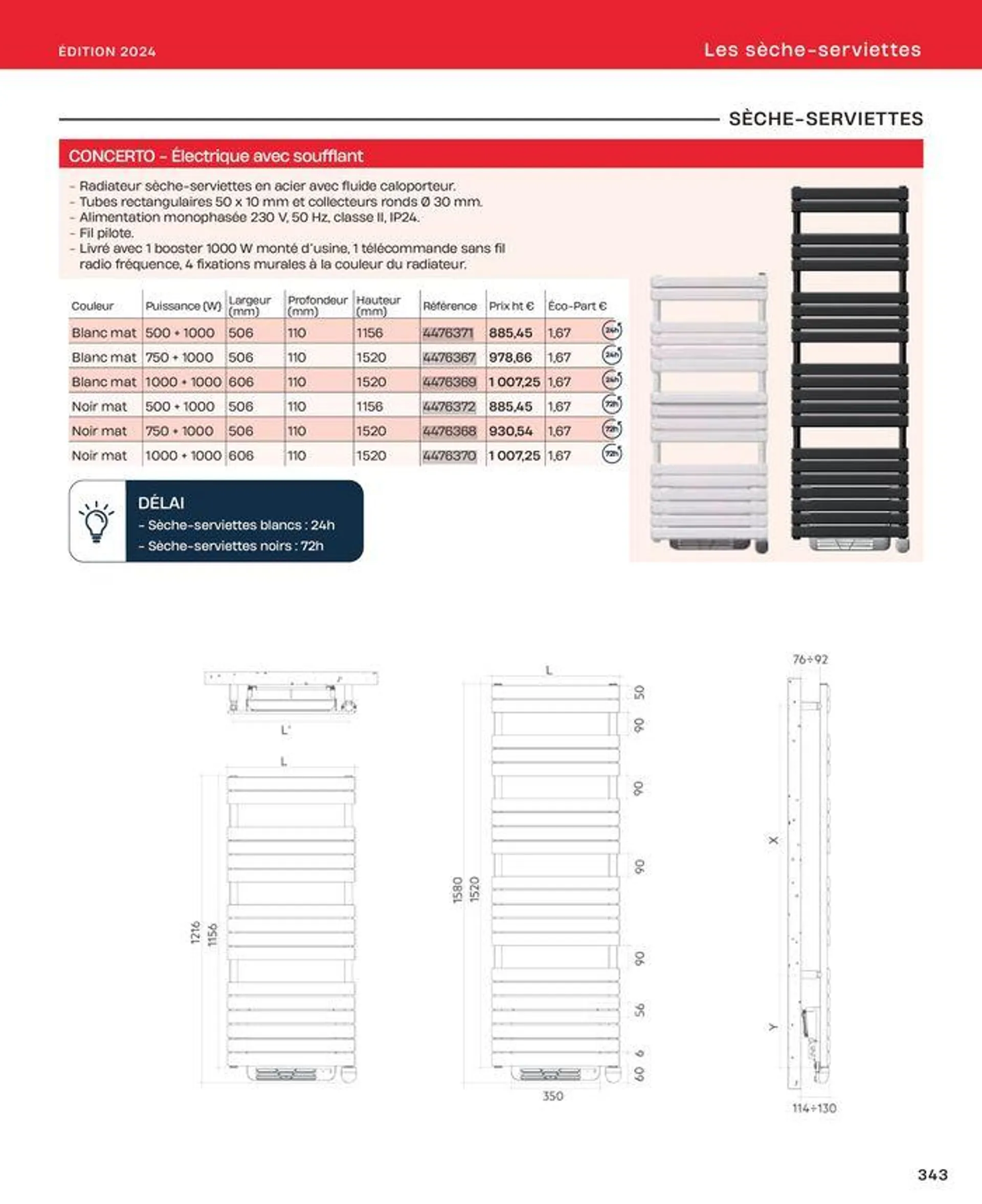 La salle de bain en toute sérénité du 2 juillet au 31 décembre 2024 - Catalogue page 343