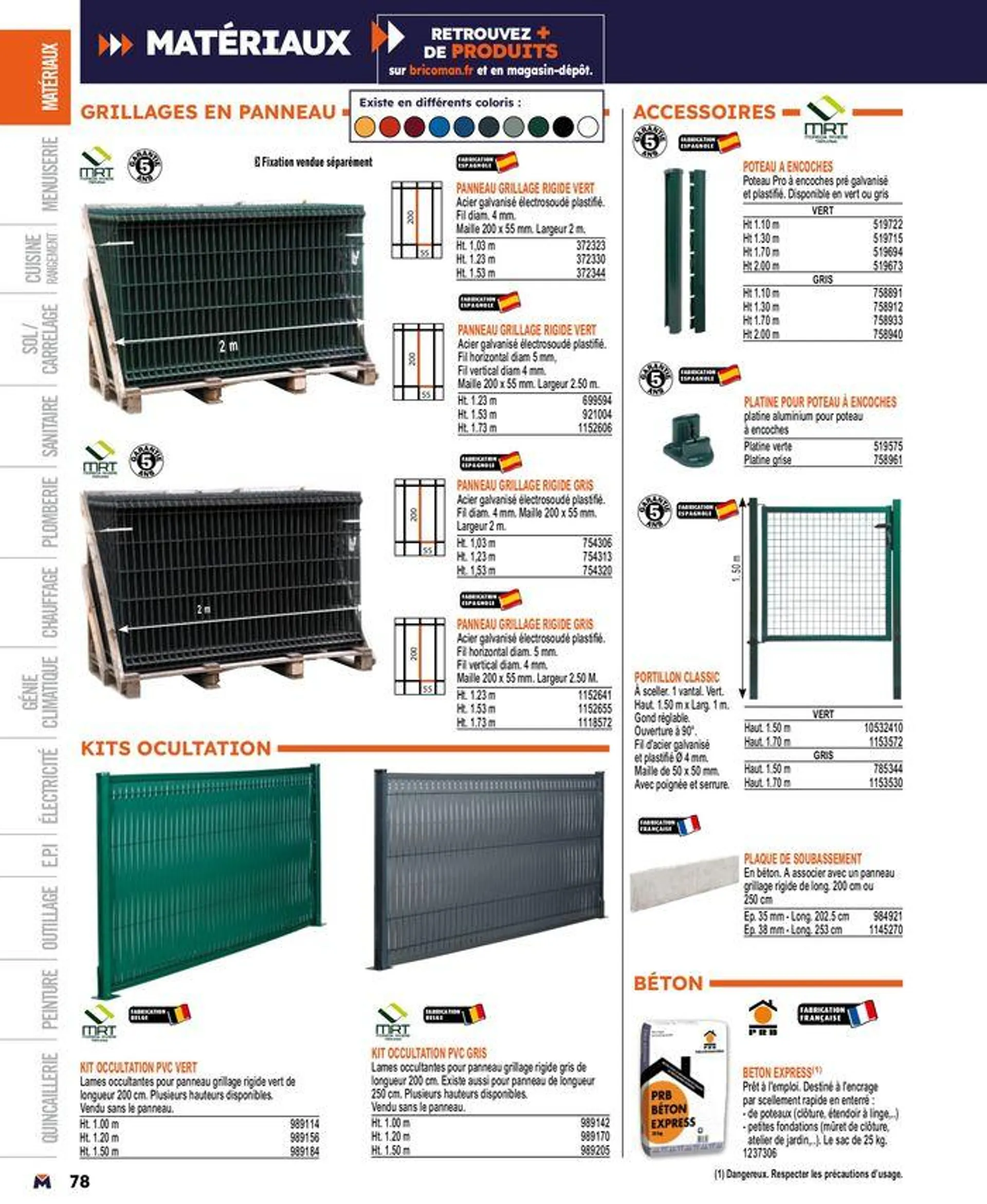 Guide produits 2024 du 15 mars au 31 décembre 2024 - Catalogue page 78