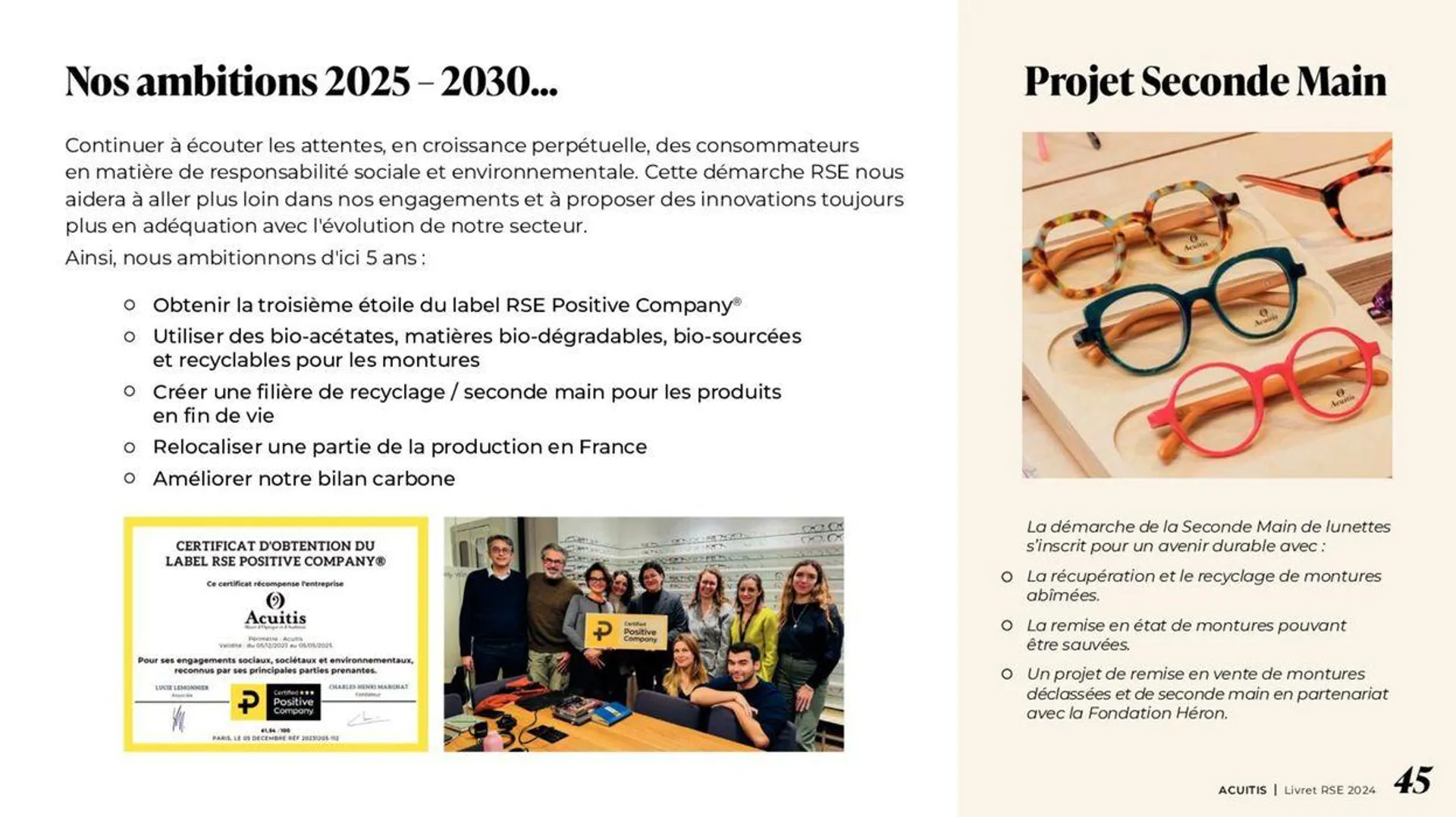 Livret RSE 2024 du 22 août au 31 décembre 2024 - Catalogue page 45