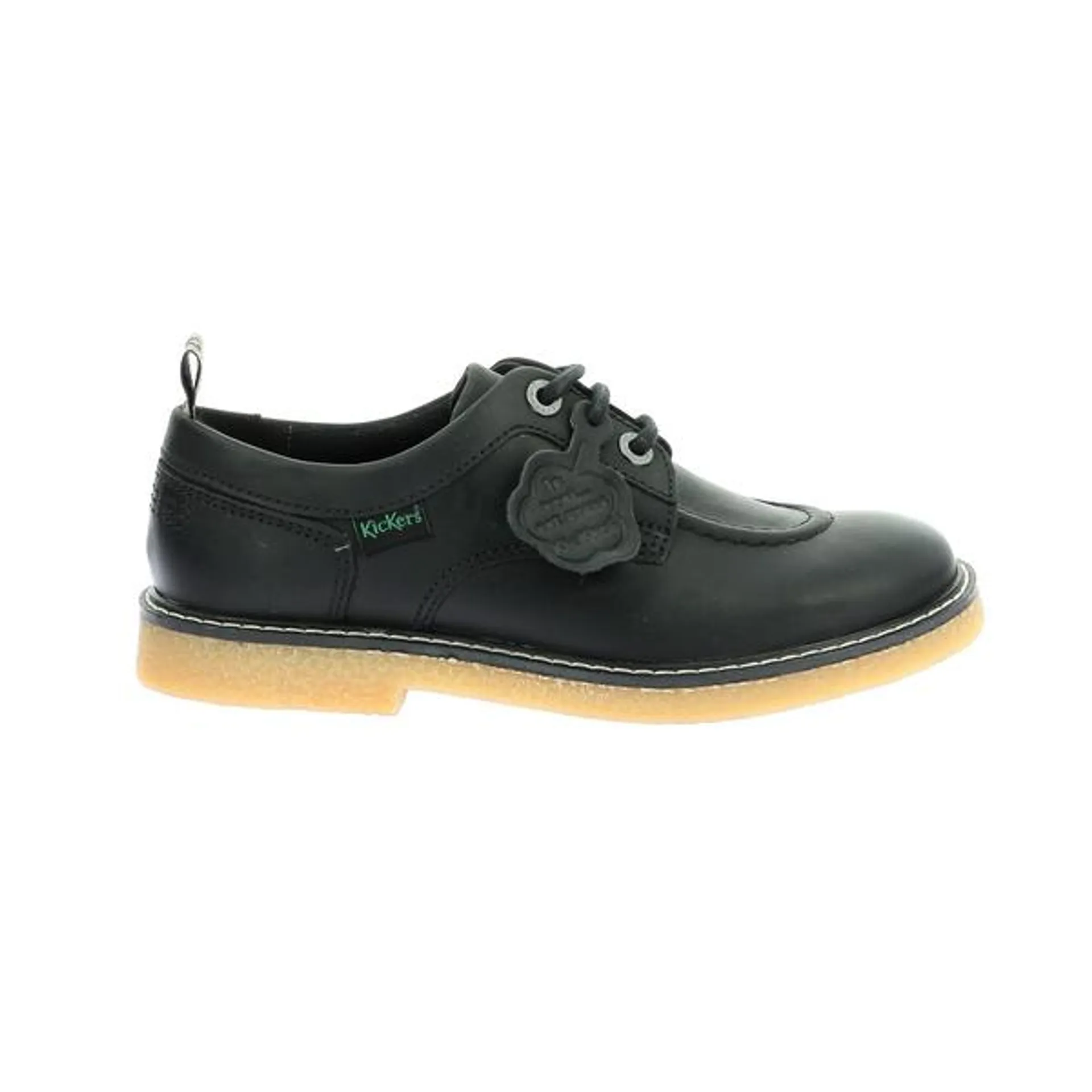 Derbies Cuir Kickers Kick Levy - Noir