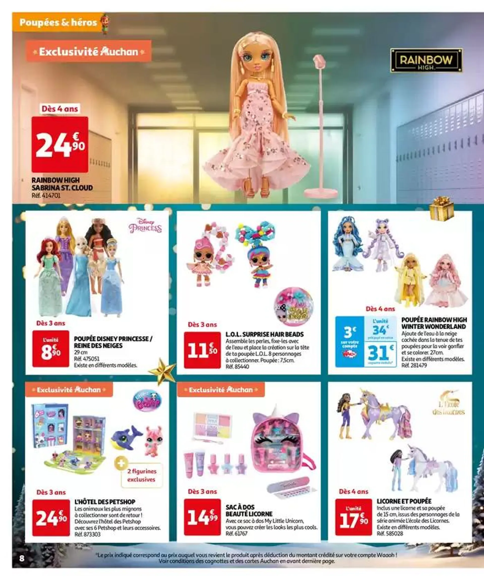 Réveillons Noël, un max de promos pour les fêtes  du 11 octobre au 6 décembre 2024 - Catalogue page 8