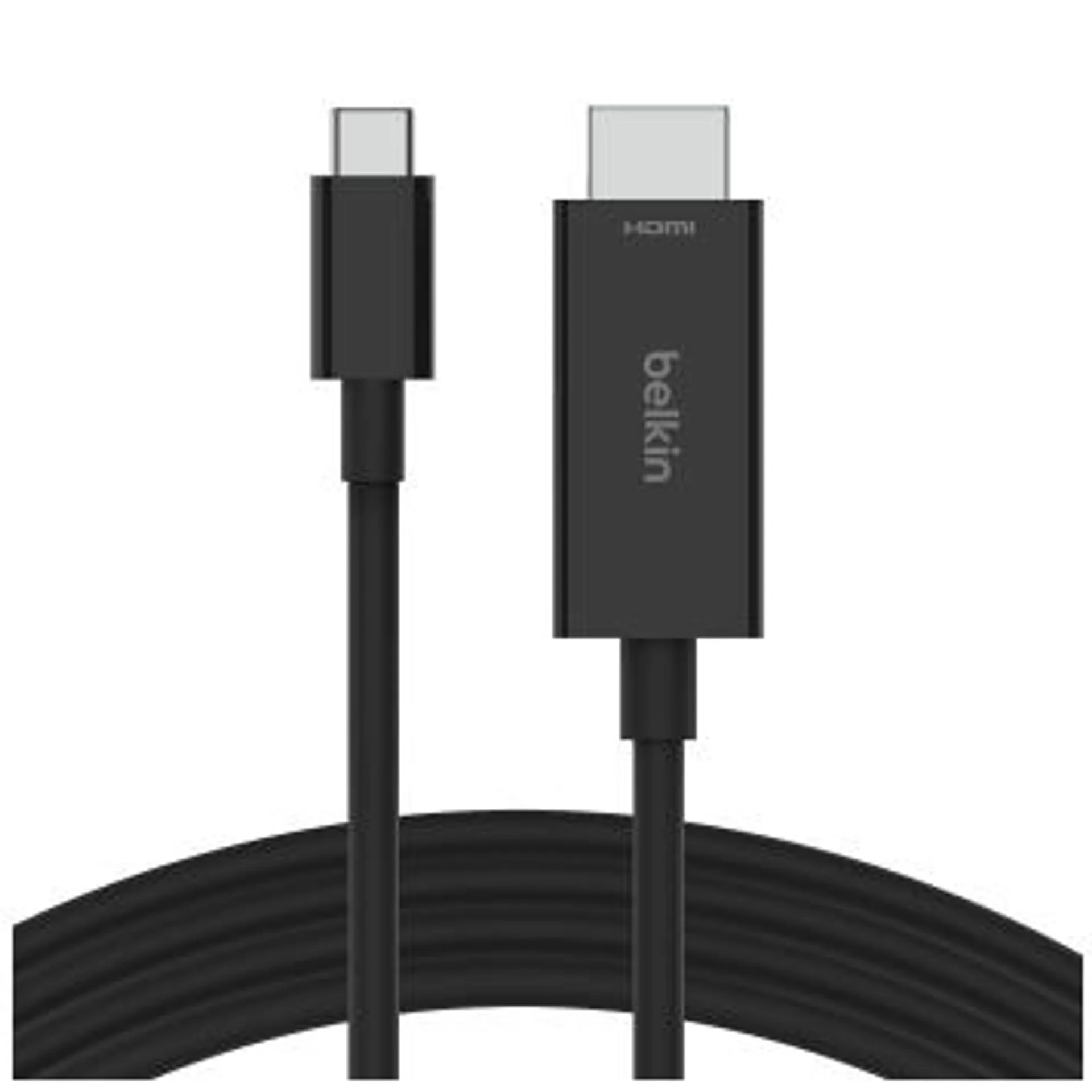 Câble média Belkin USB C vers HDMI 2.1 (1,8m) noir