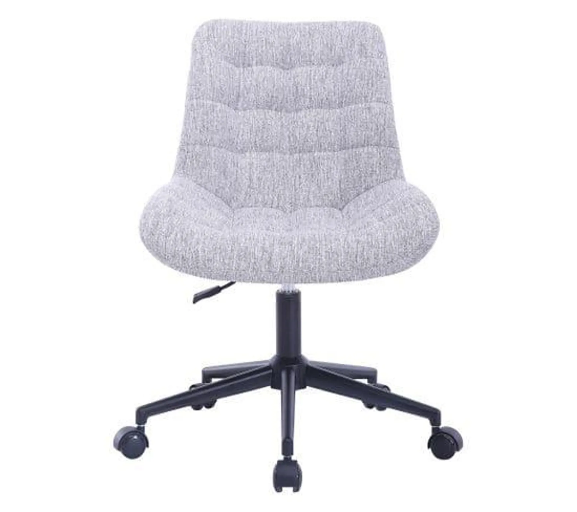 Fauteuil de bureau NEVENA en tissu gris