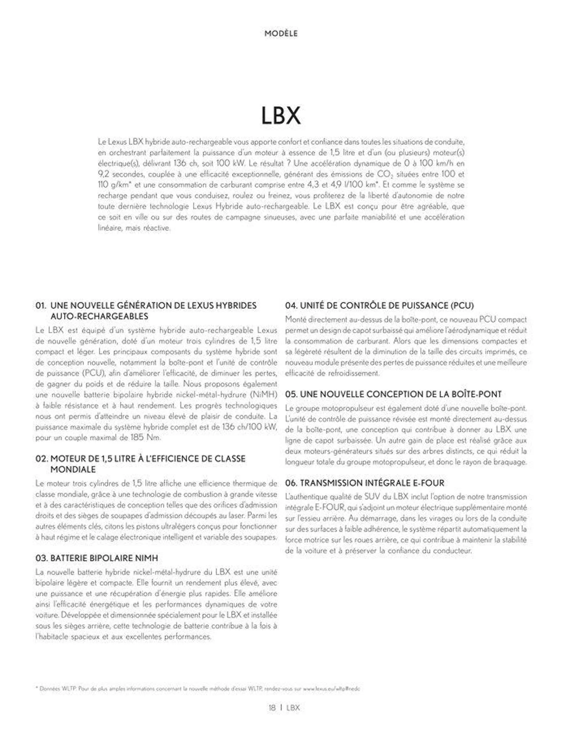 Lexus LBX du 24 juin au 28 février 2025 - Catalogue page 18