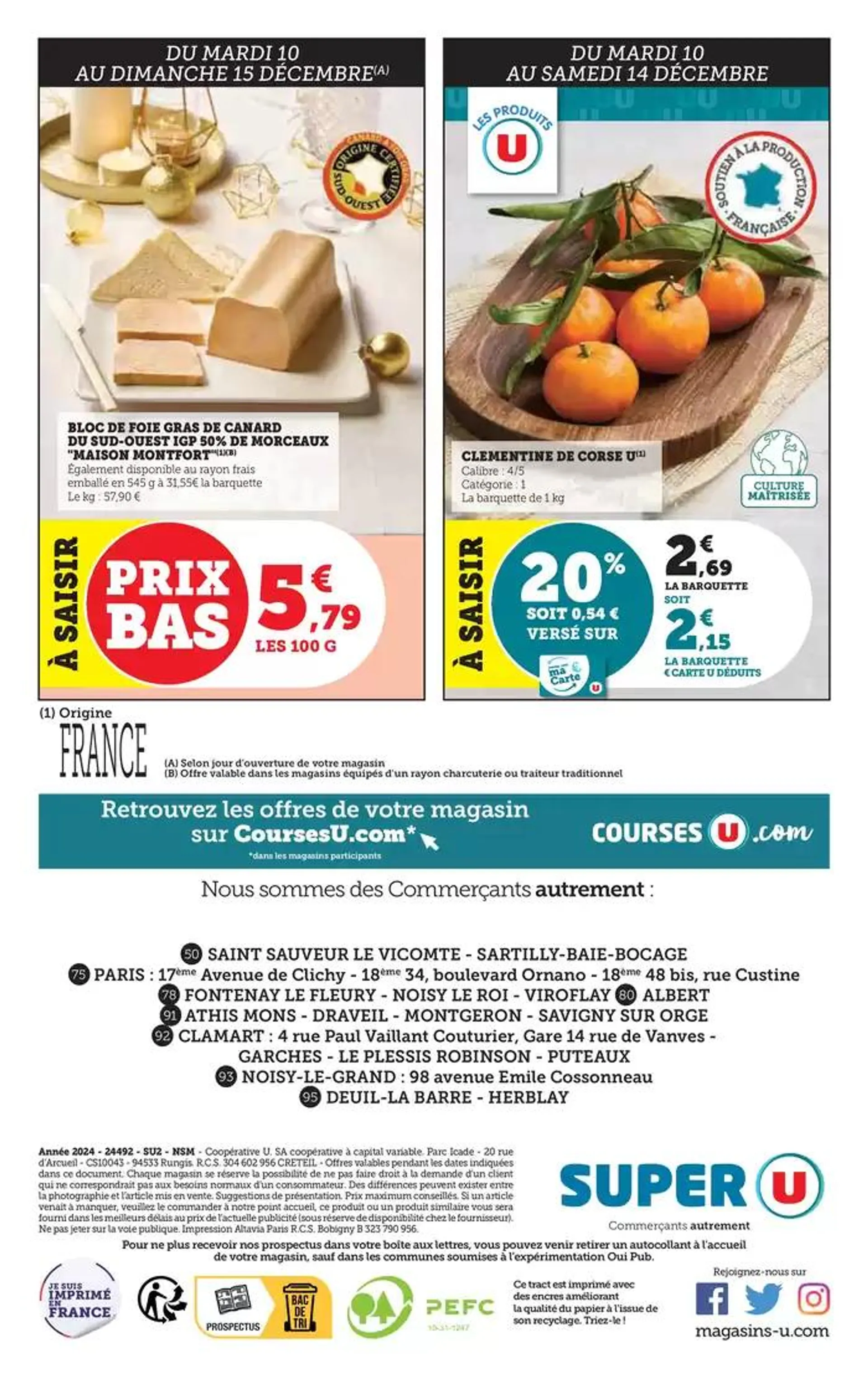 Préparez Noël du 10 décembre au 24 décembre 2024 - Catalogue page 44