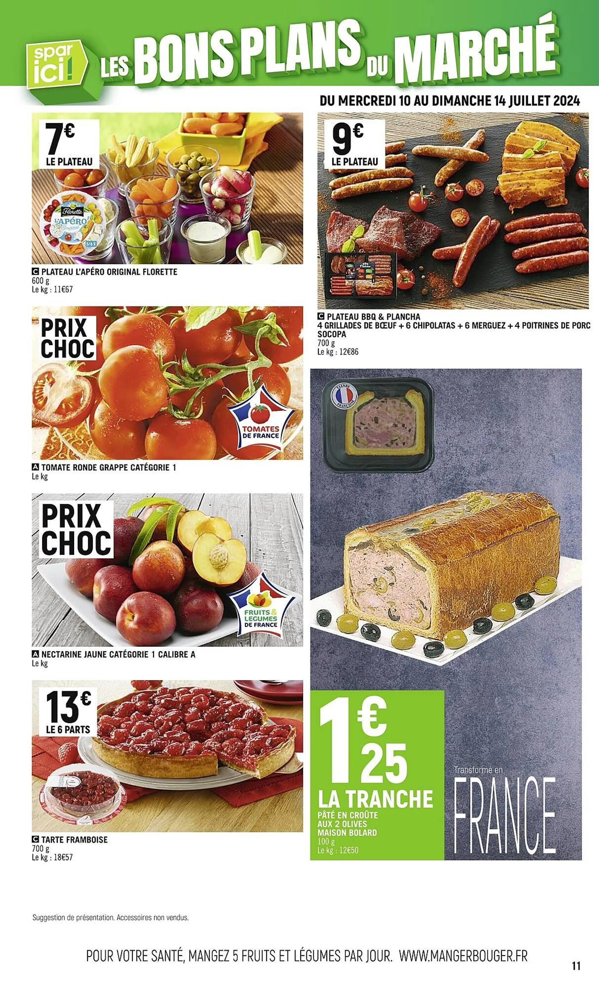 Catalogue Spar du 9 juillet au 21 juillet 2024 - Catalogue page 11