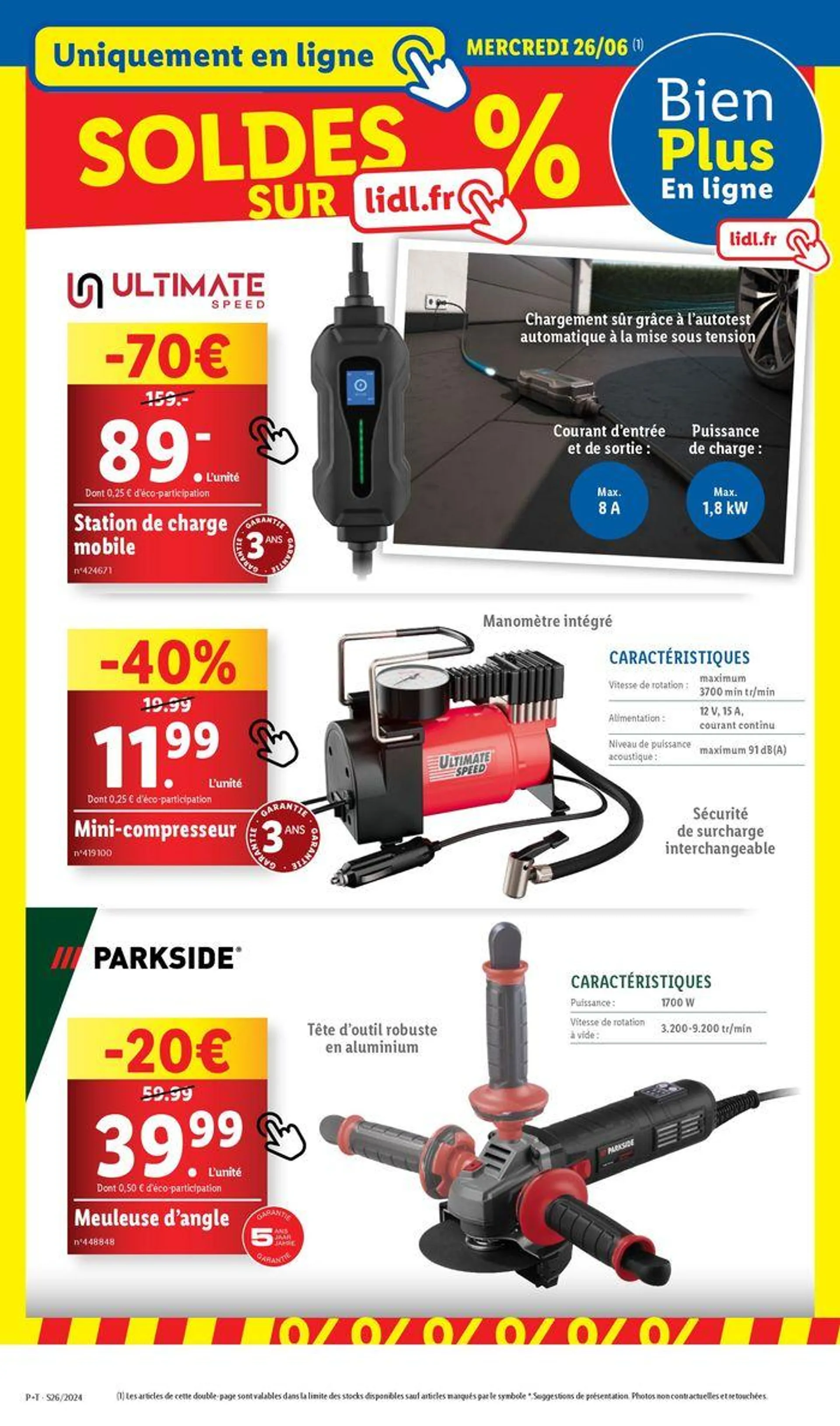 Retrouvez les offres Lidl de la semaine : bricolage, jardin et cuisine ! du 27 juin au 1 juillet 2024 - Catalogue page 6