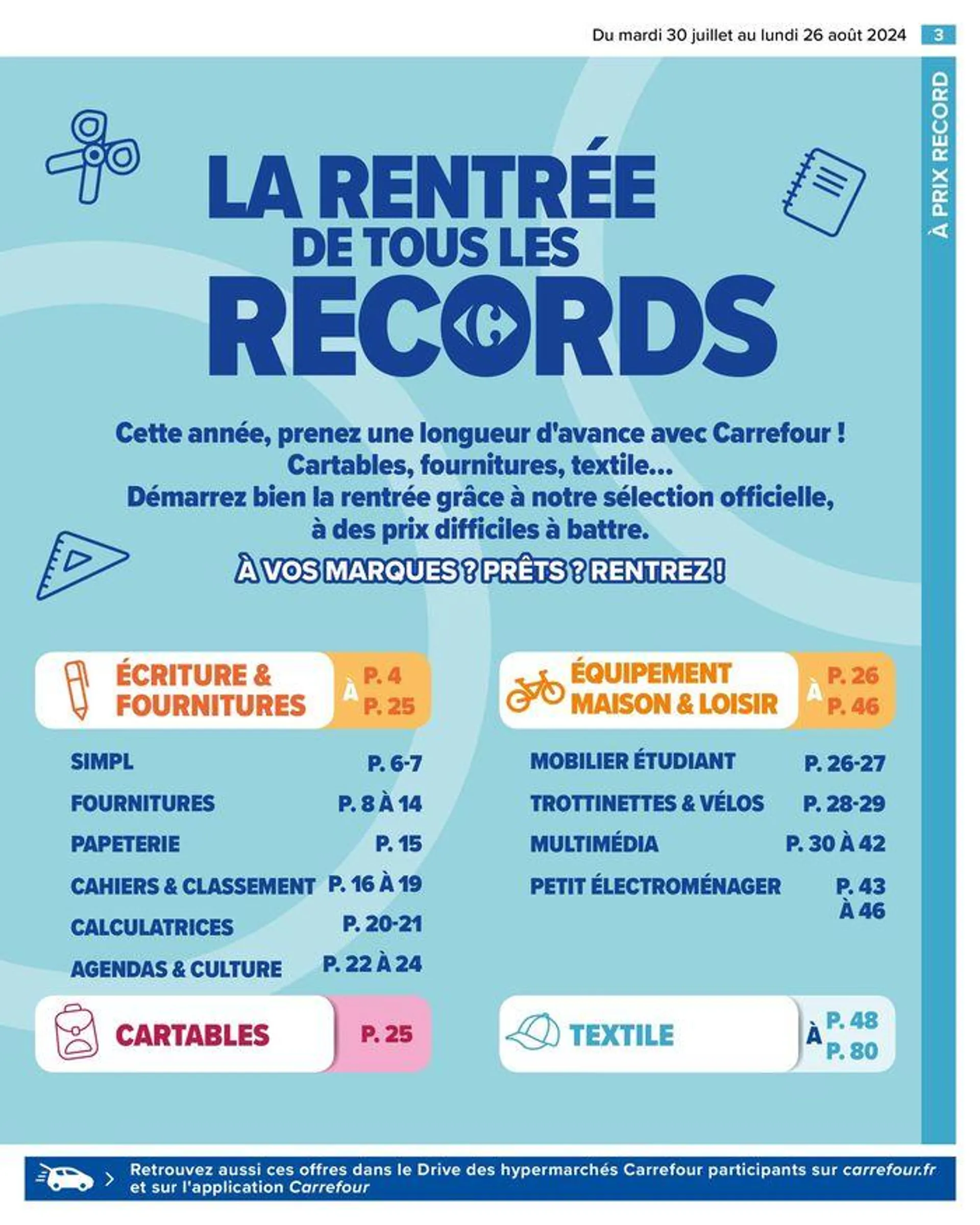 La Rentree De Tous Les Records du 30 juillet au 26 août 2024 - Catalogue page 5