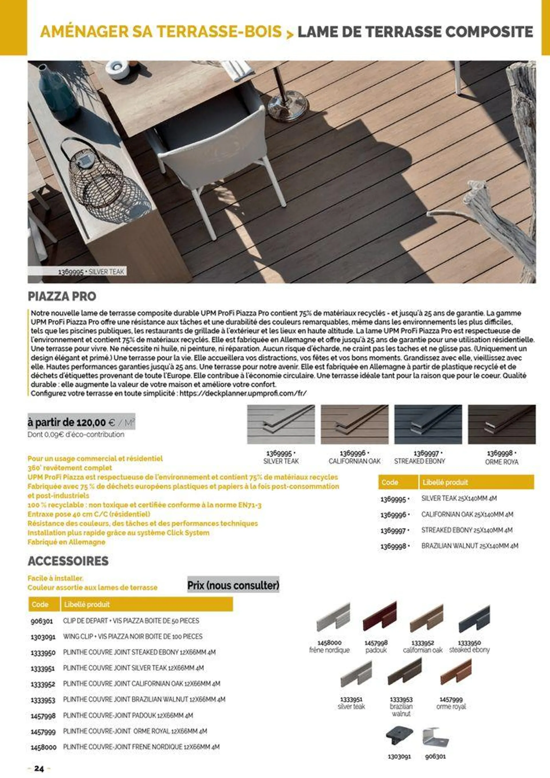 Catalogue Aménagements Extérieurs du 26 mars au 31 décembre 2024 - Catalogue page 26