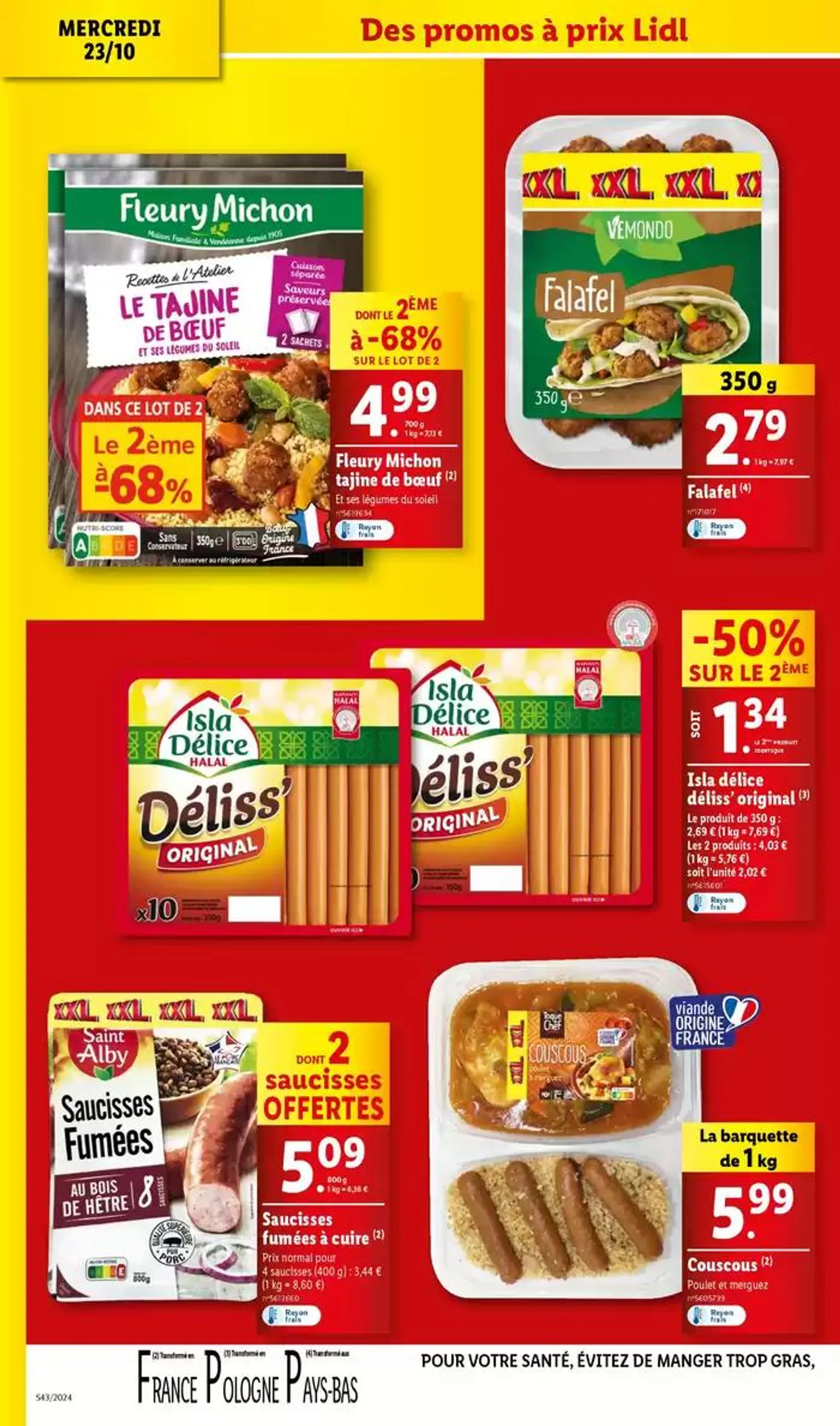 L'hiver approche ! Cette semaine, retrouvez des produits réconfortants, toujours à prix Lidl du 23 octobre au 29 octobre 2024 - Catalogue page 10