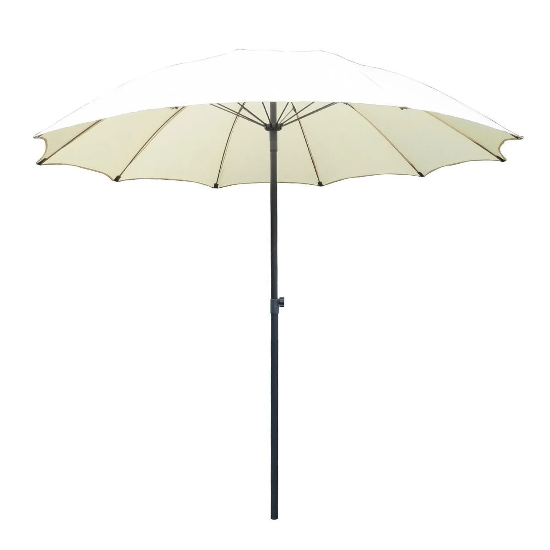 Parasol rond Shanghai - Diamètre 2,5 m - Beige