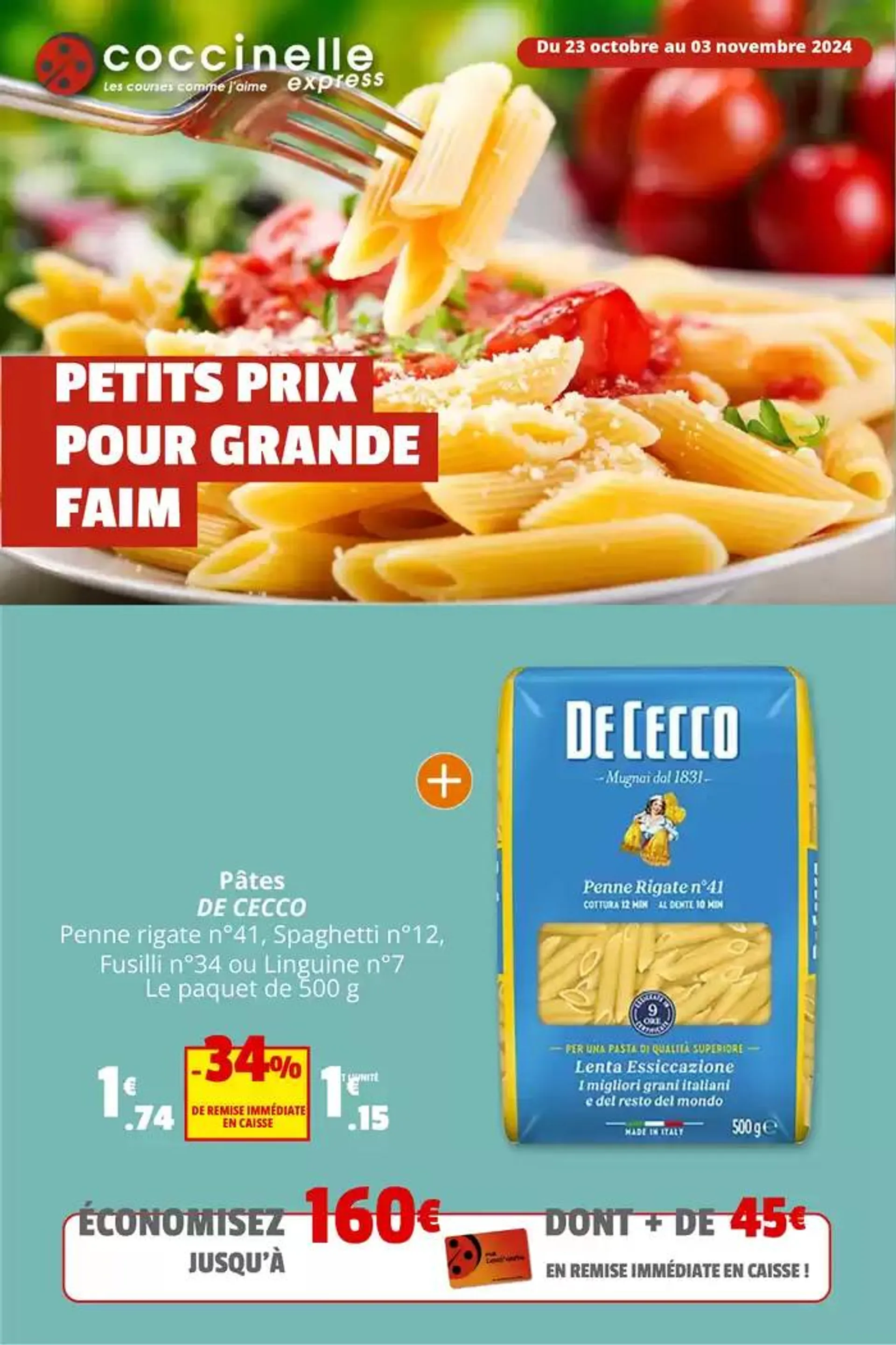 PETITS PRIX POUR GRANDE FAIM du 23 octobre au 3 novembre 2024 - Catalogue page 1