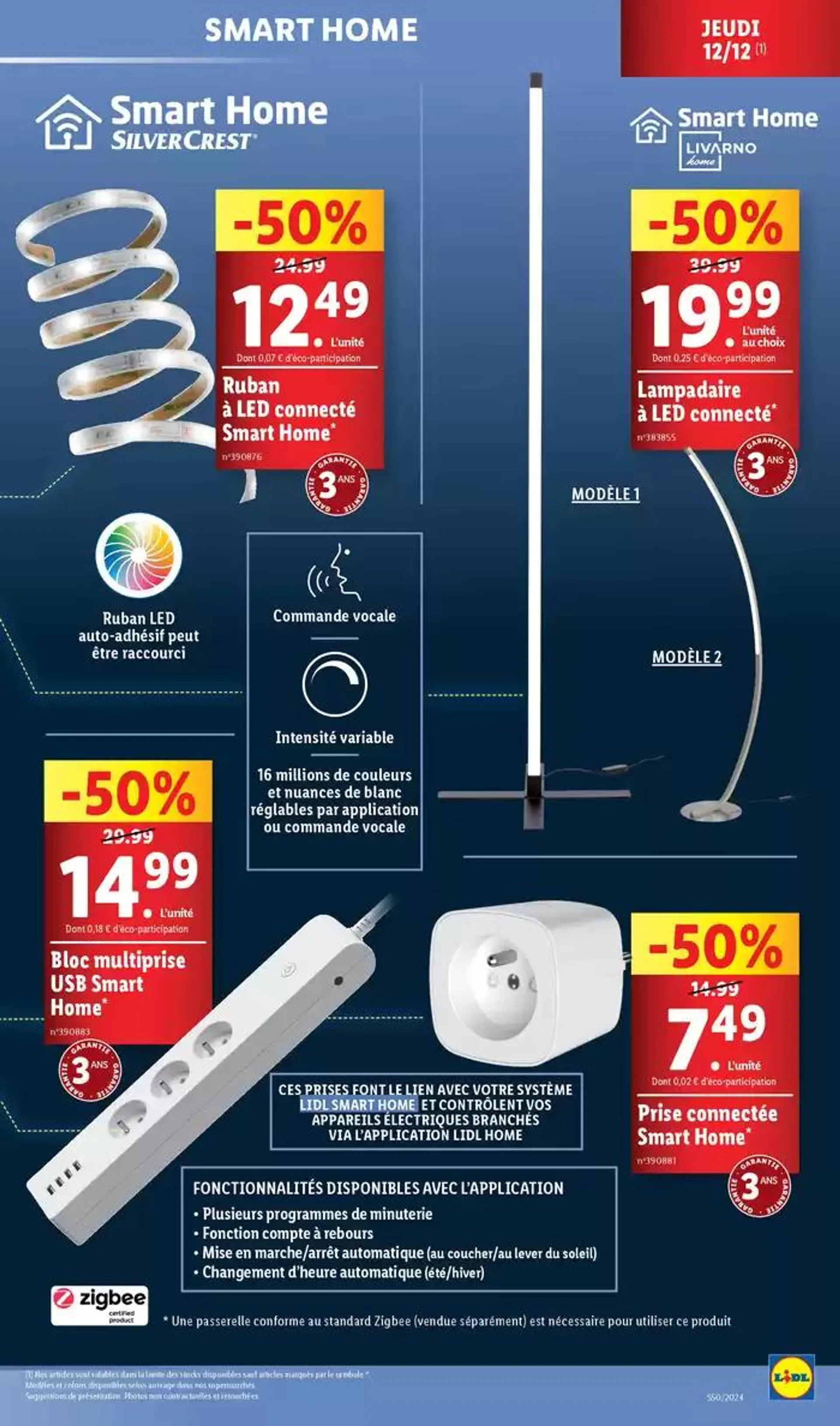 Retrouvez tout le nécessaire chez Lidl pour concocter des plats réconfortants cet hiver! du 12 décembre au 17 décembre 2024 - Catalogue page 15