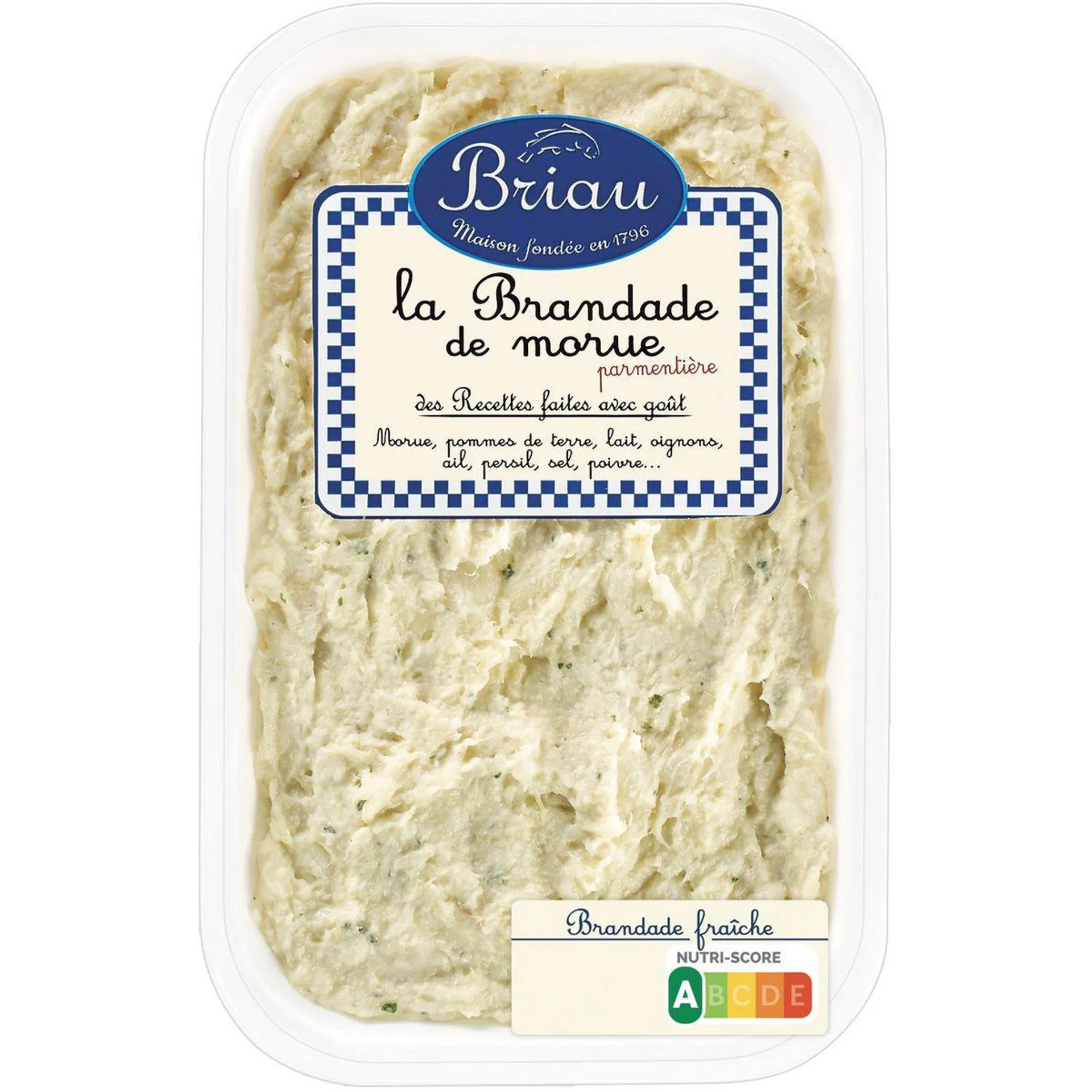 BRIAU La brandade de morue 2 parts 750g