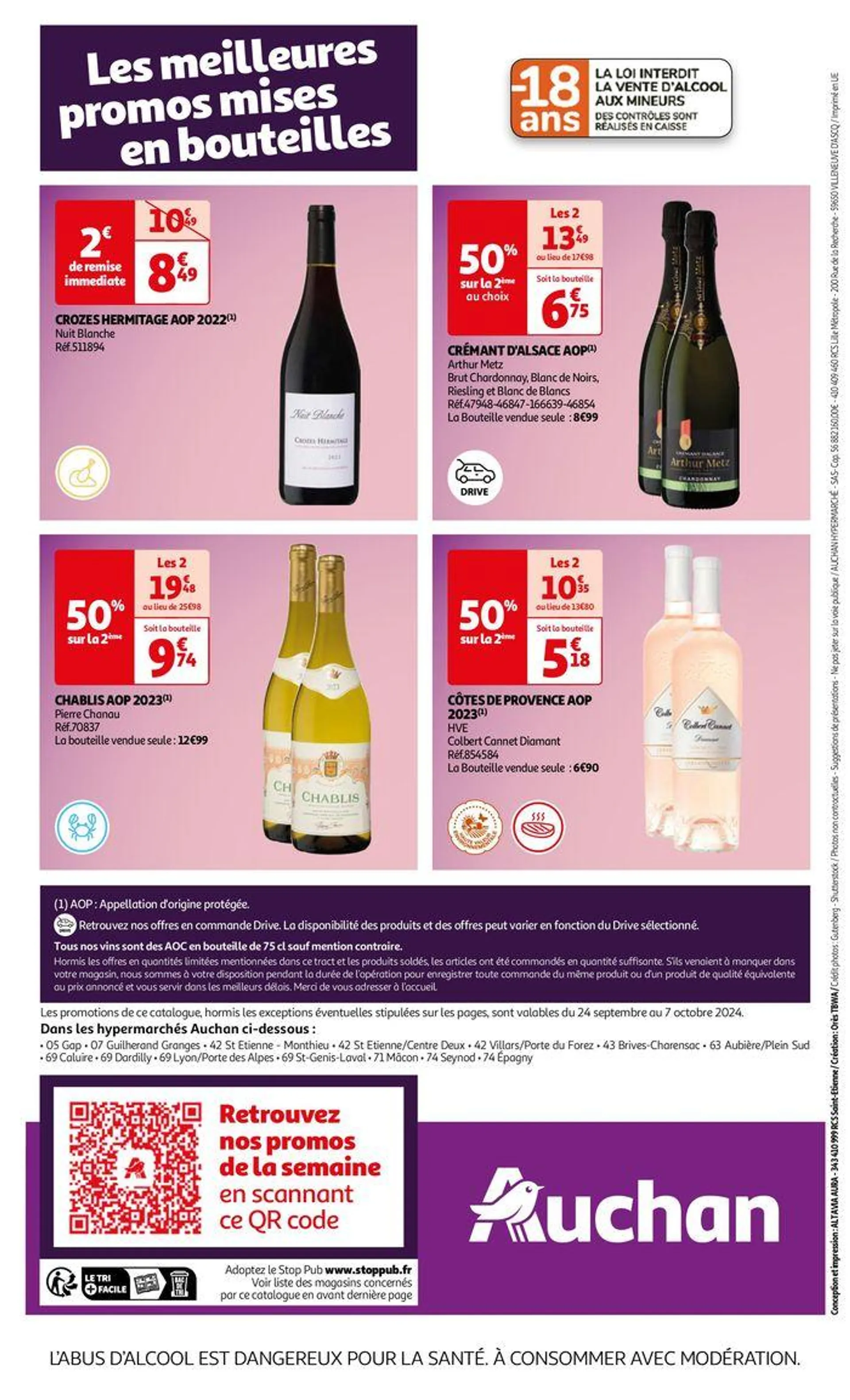 Foire au vins : Un grand choix de cuvées du 24 septembre au 7 octobre 2024 - Catalogue page 64