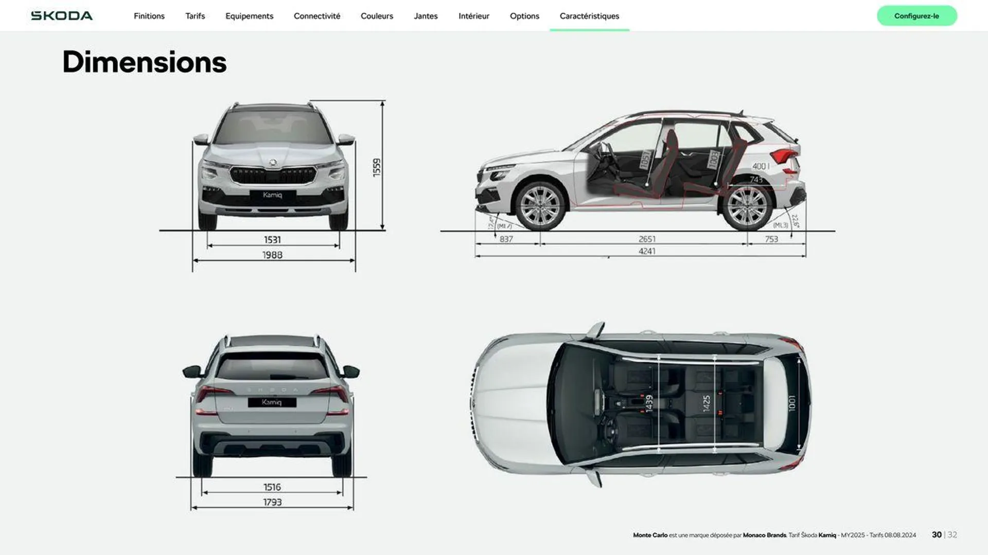 Nouveau Kamiq Selection 1.0 TSI 95ch BVM5 du 22 août au 28 février 2025 - Catalogue page 30