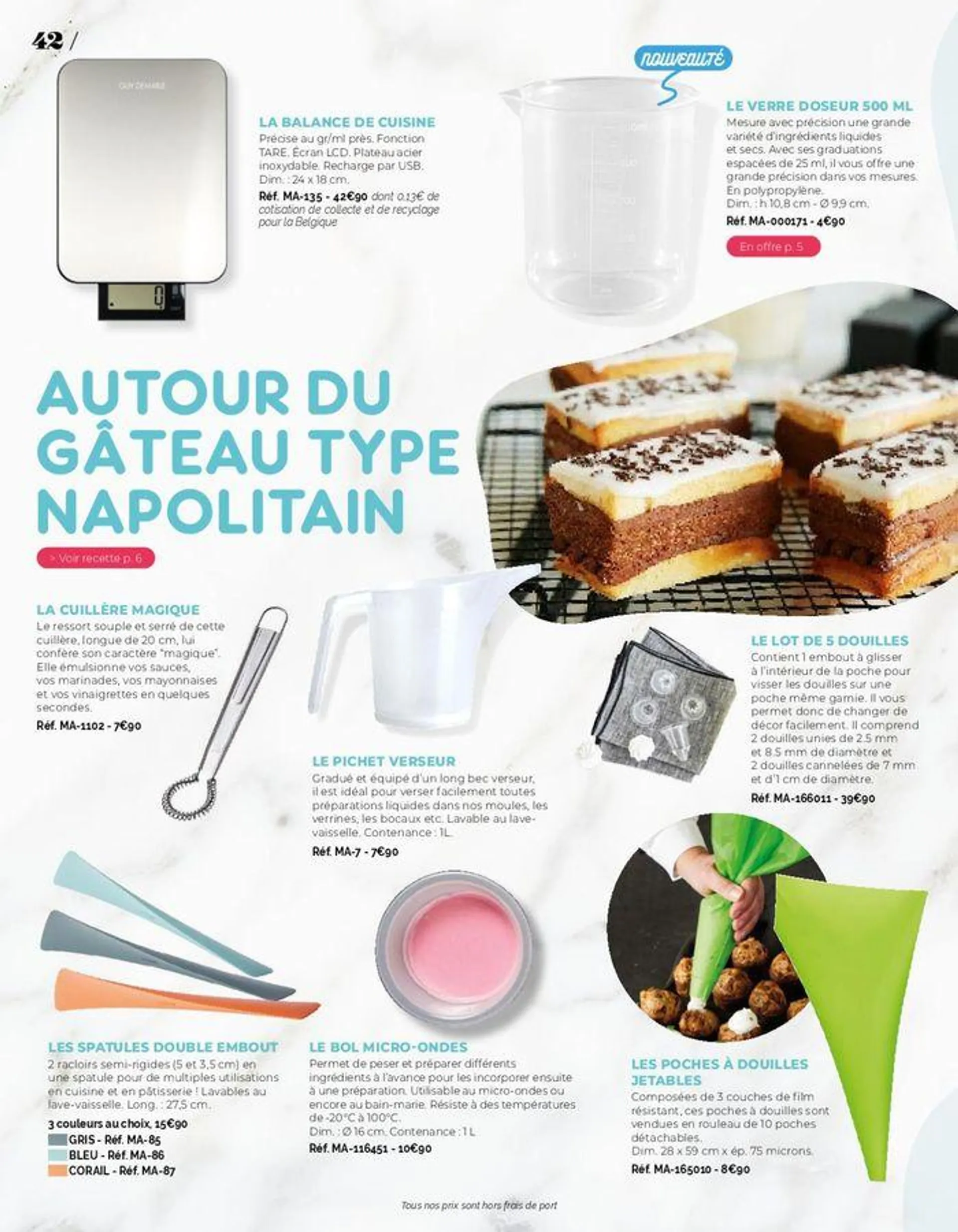 8 recettes offertes du 19 septembre au 30 janvier 2025 - Catalogue page 42