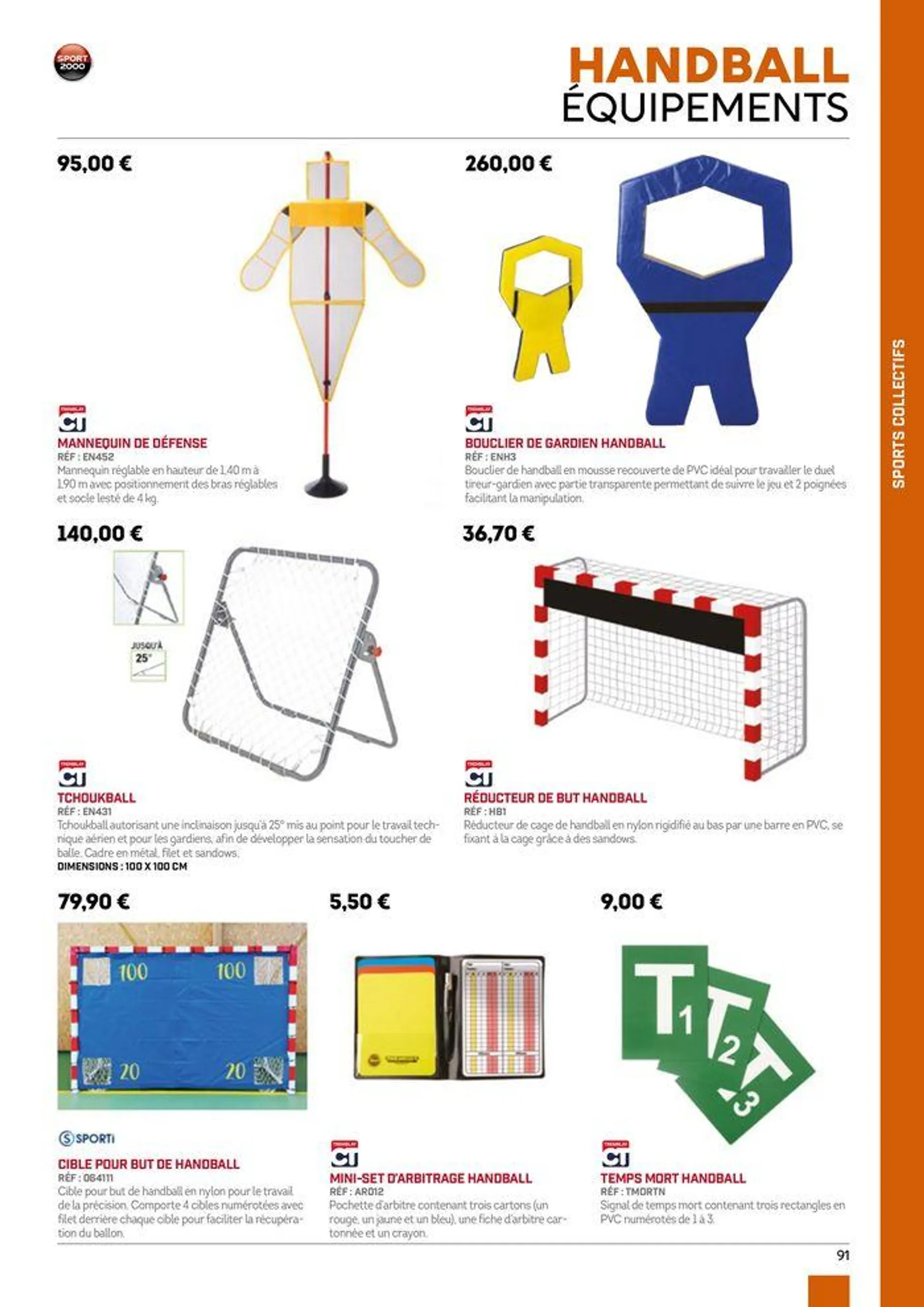 CLUB & CO 2024 - 2025 du 1 juillet au 28 février 2025 - Catalogue page 91