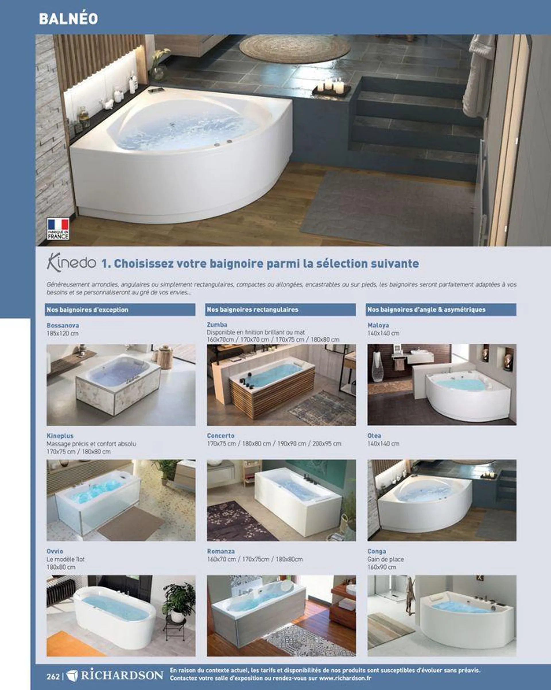 Salle de bains et carrelage 2024 du 23 mai au 31 décembre 2024 - Catalogue page 264