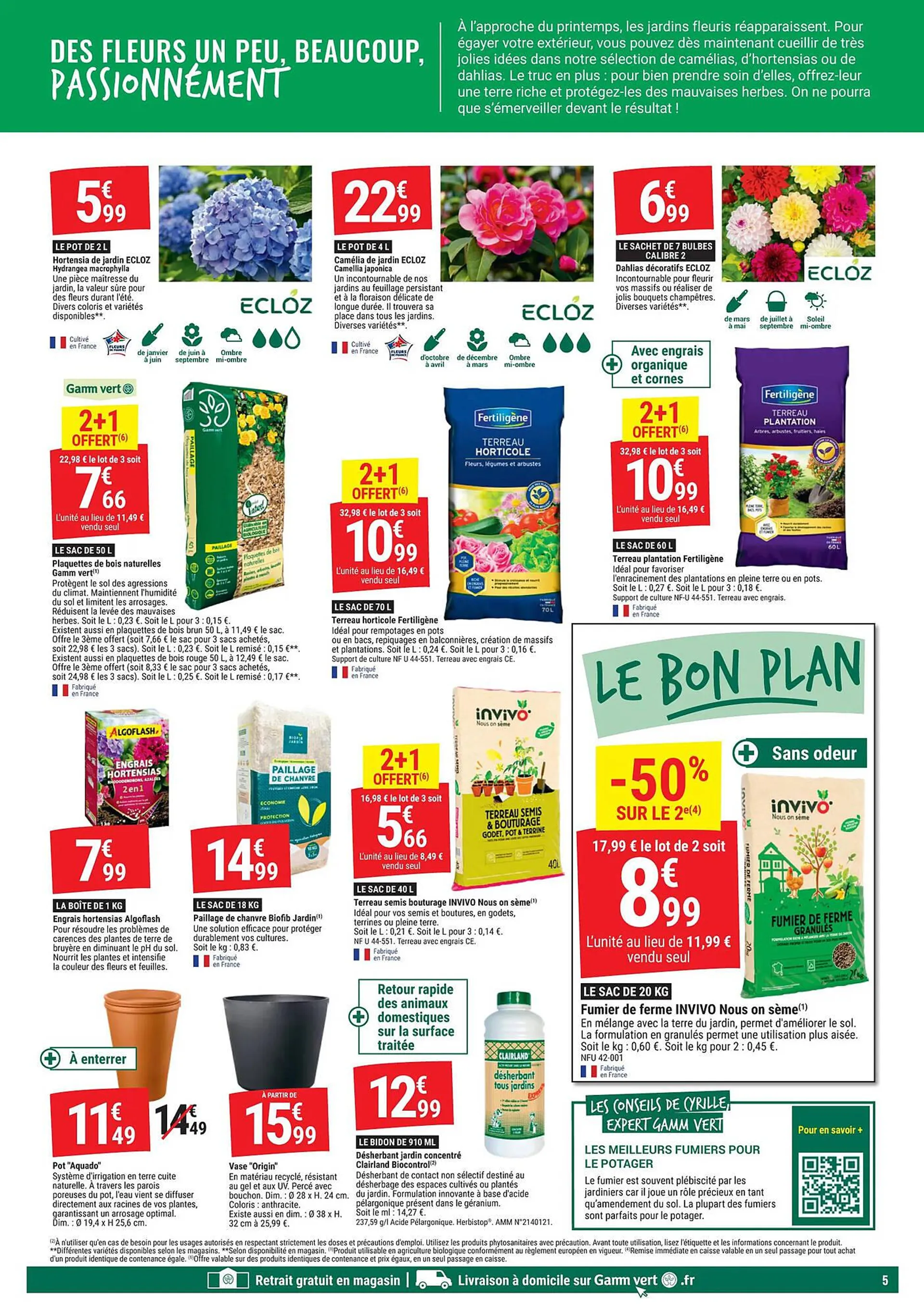 Catalogue Gamm vert du 21 février au 10 mars 2024 - Catalogue page 5