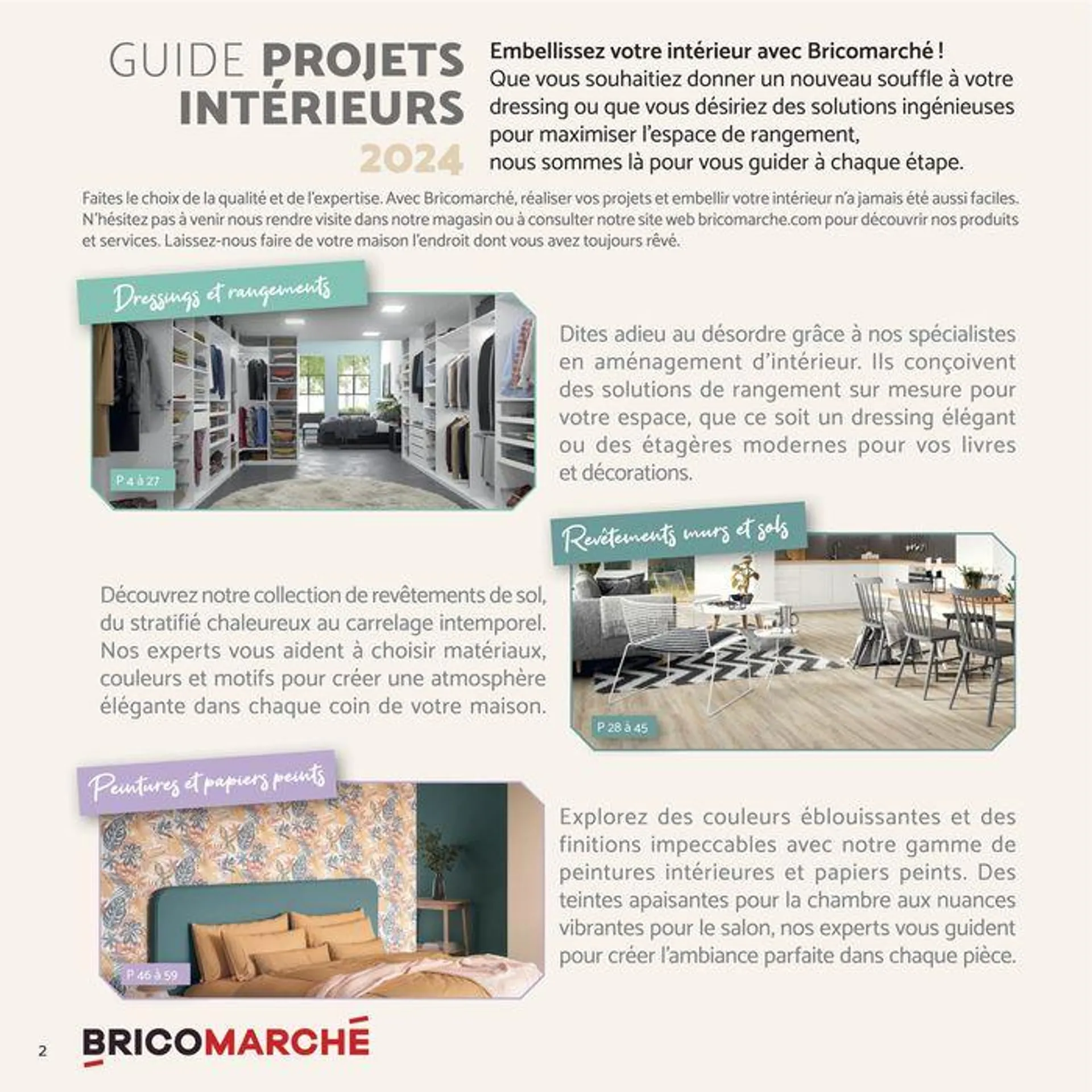 Bricomarché Guide projets interieurs du 27 mai au 13 juillet 2024 - Catalogue page 2