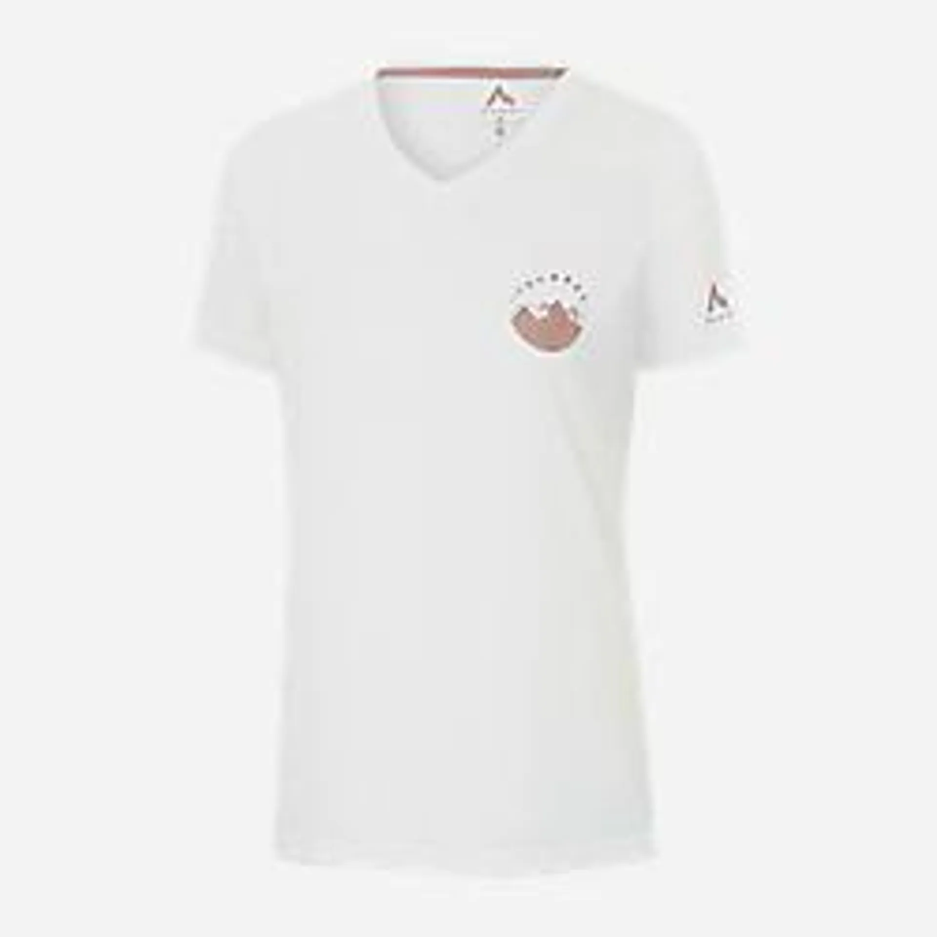 Tee-shirt de randonnée à manches courtes femme Kalna BLANC