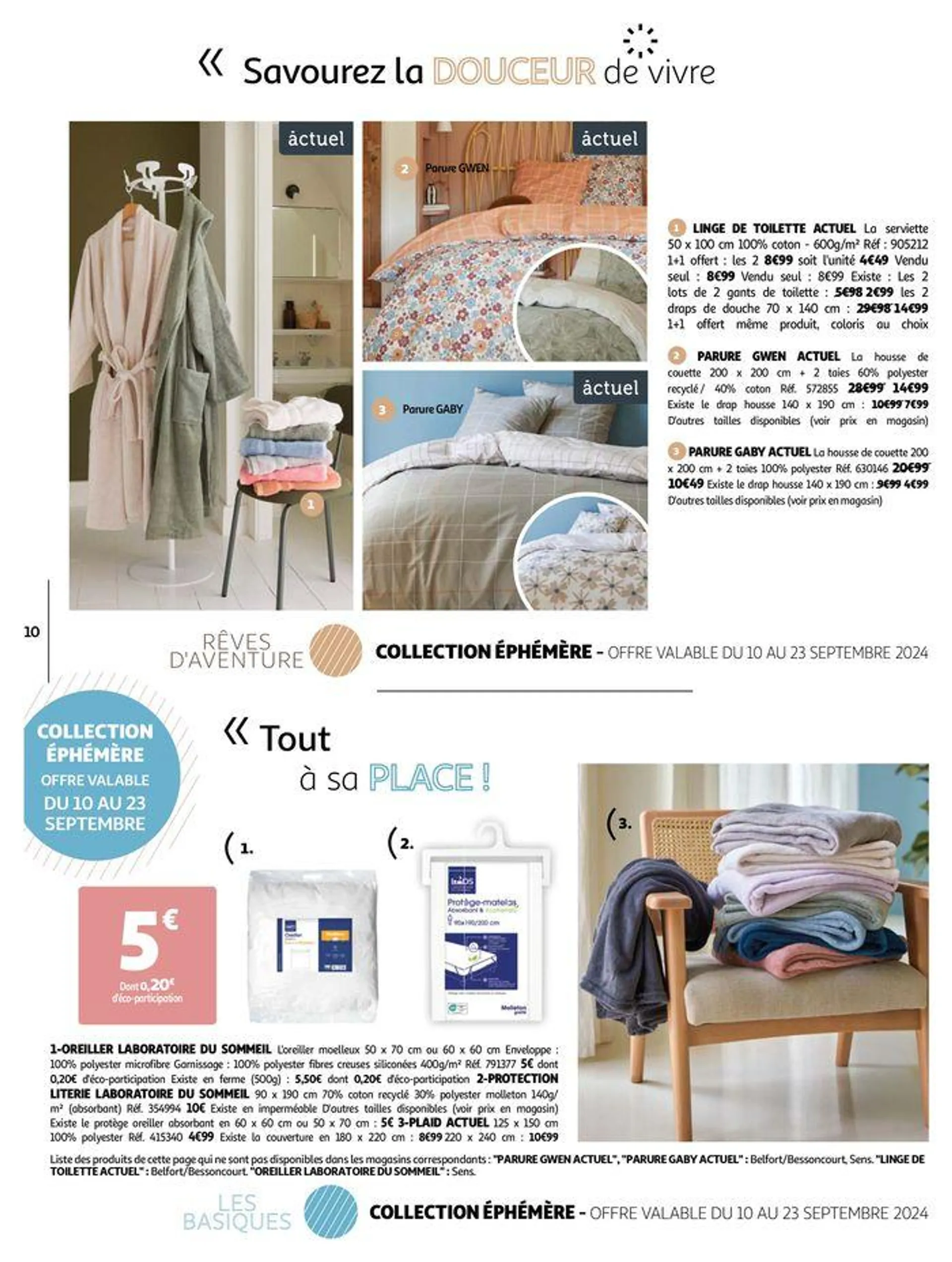 Collection Déco : Si bien chez soi du 10 septembre au 28 octobre 2024 - Catalogue page 10