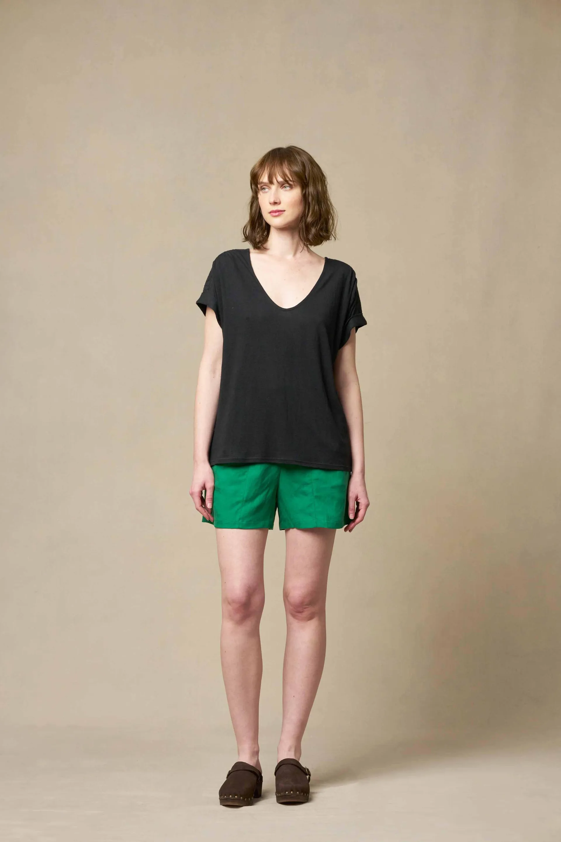 TINSEL TEE-SHIRT - BLACK