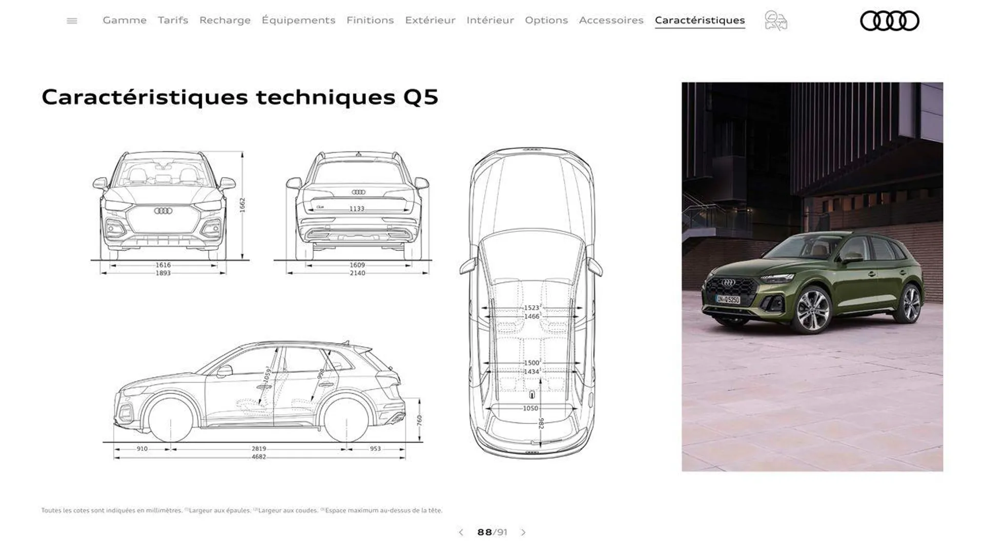 Audi Q5 & SQ5 du 20 août au 31 décembre 2024 - Catalogue page 88