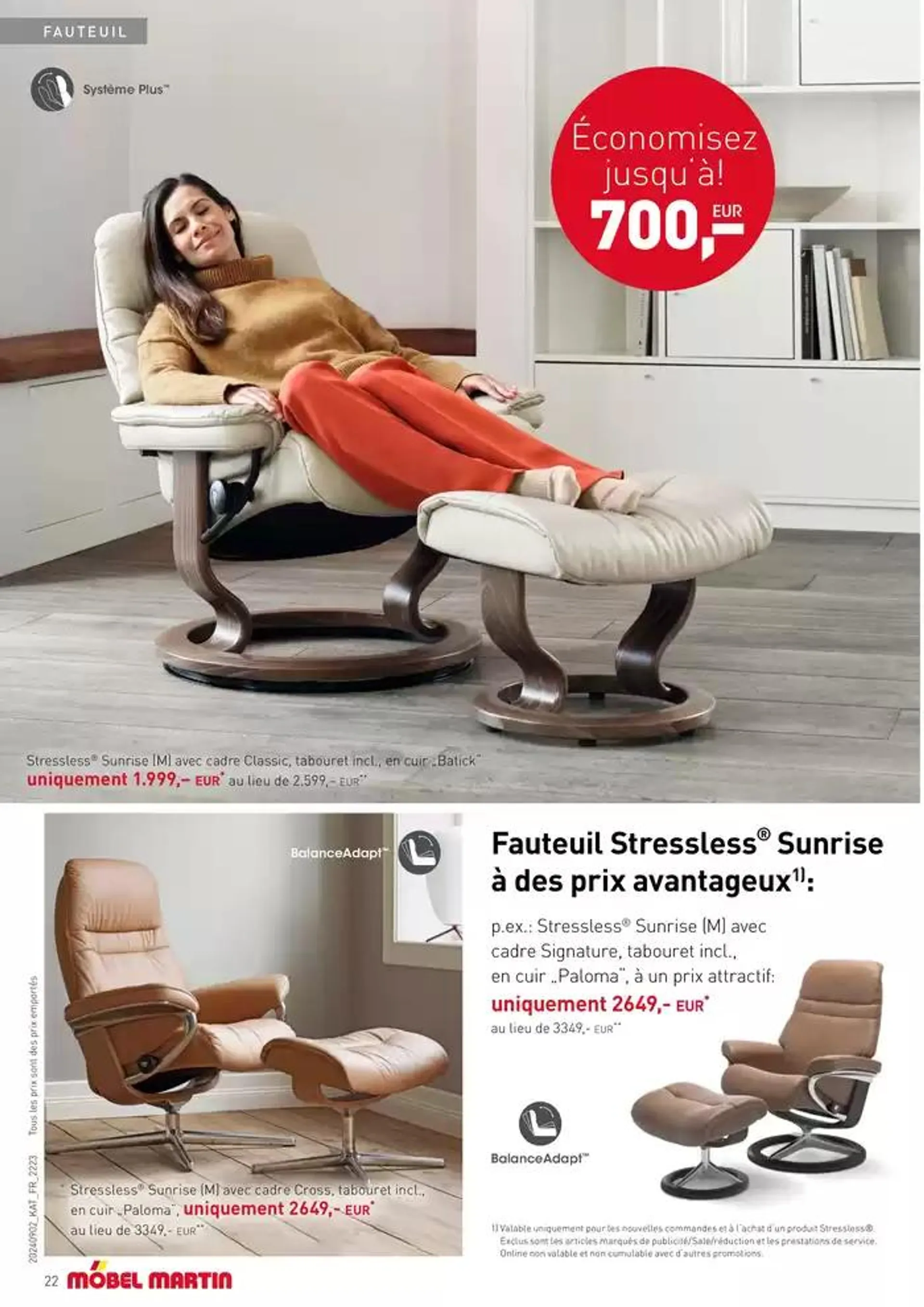 Salon confortable du 1 octobre au 31 décembre 2024 - Catalogue page 22