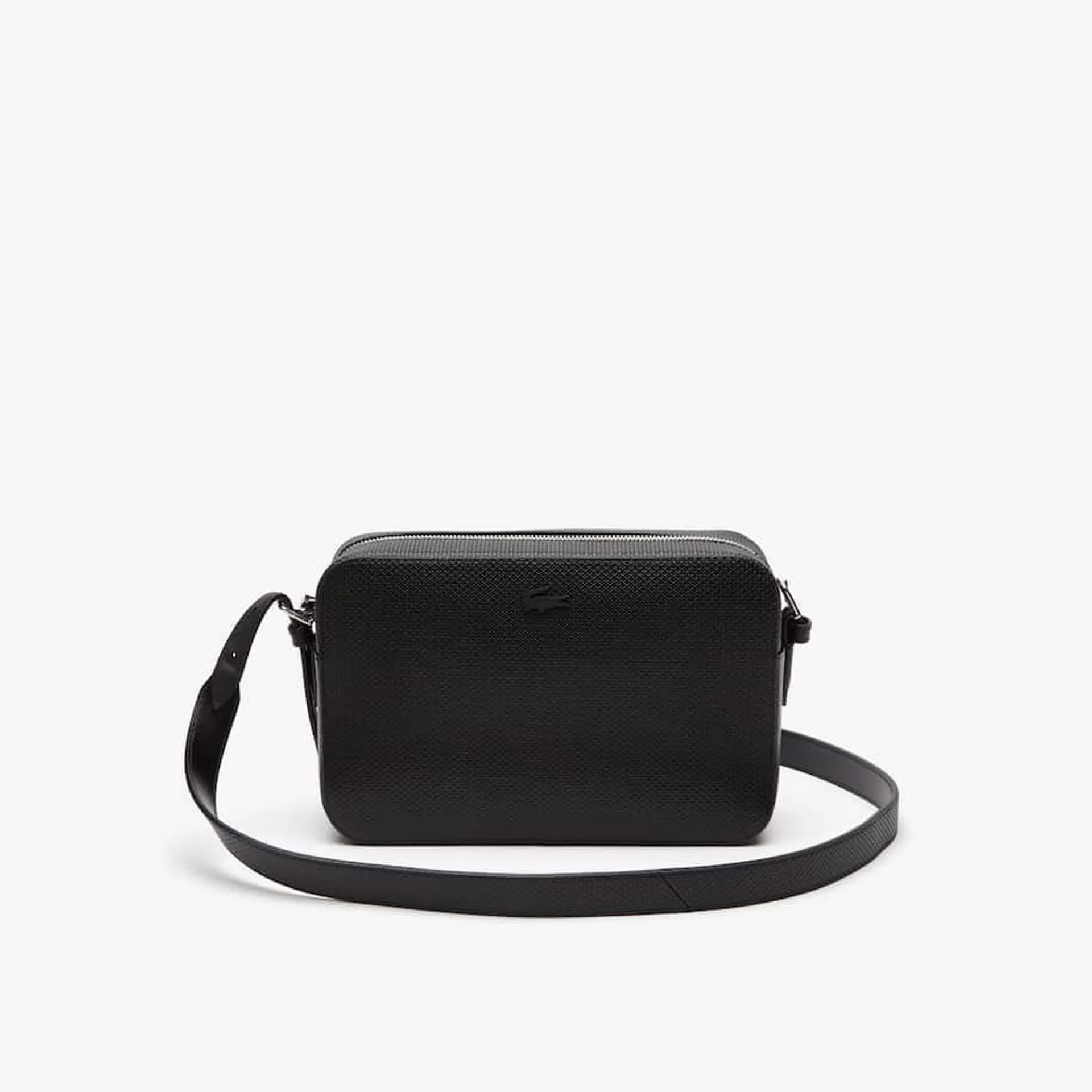 Sac pochette femme Lacoste Chantaco en cuir de vachette