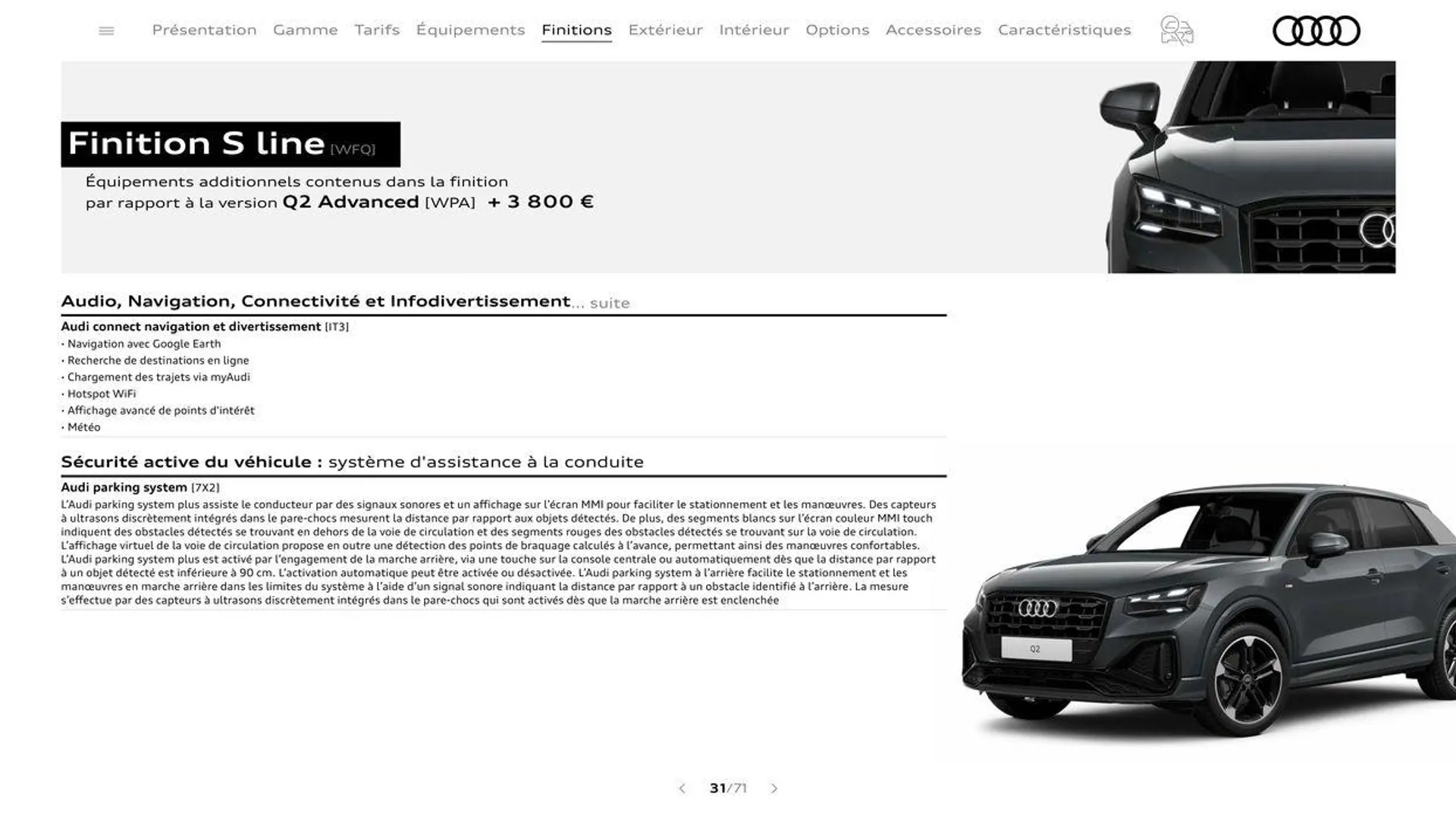 Audi Q2 du 20 août au 31 décembre 2024 - Catalogue page 31