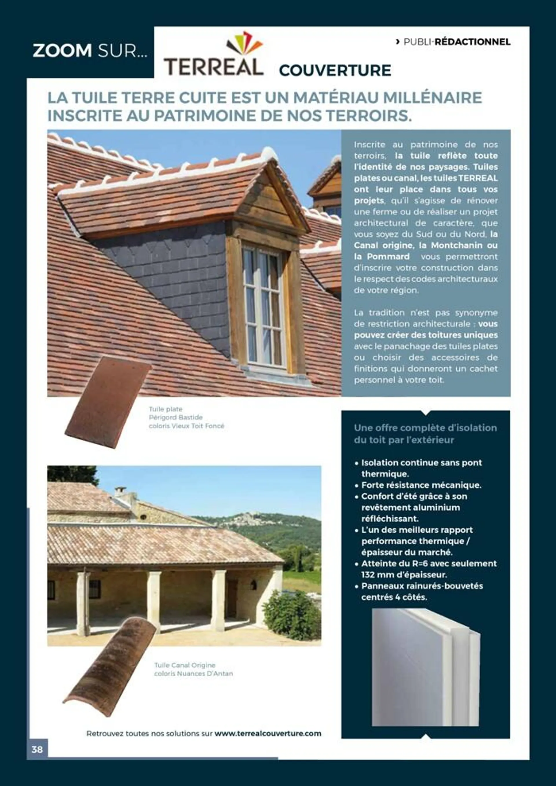 Guide Toiture du 19 juin au 31 janvier 2025 - Catalogue page 38