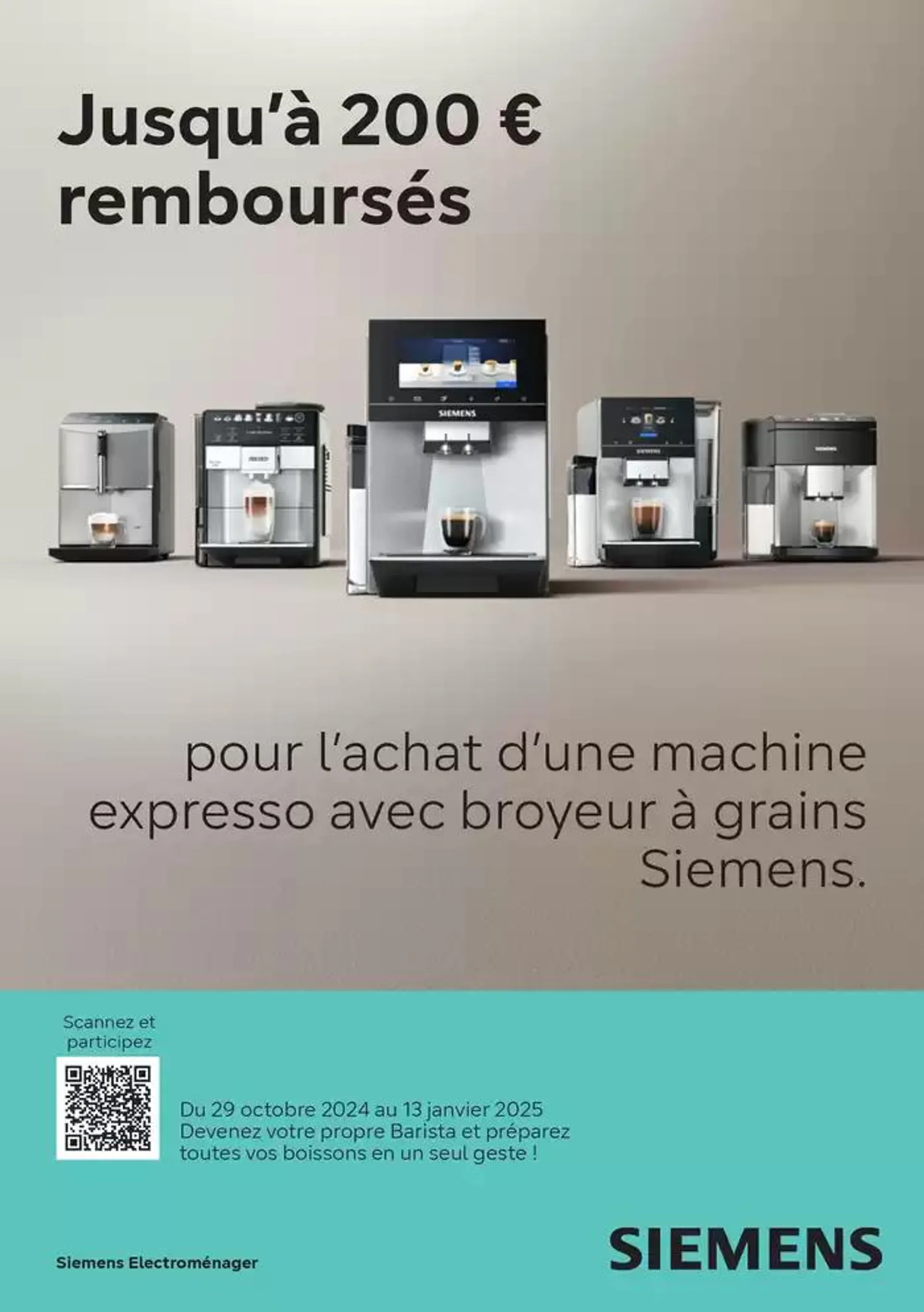 Siemens Jusqu’à 200 € remboursés - 1