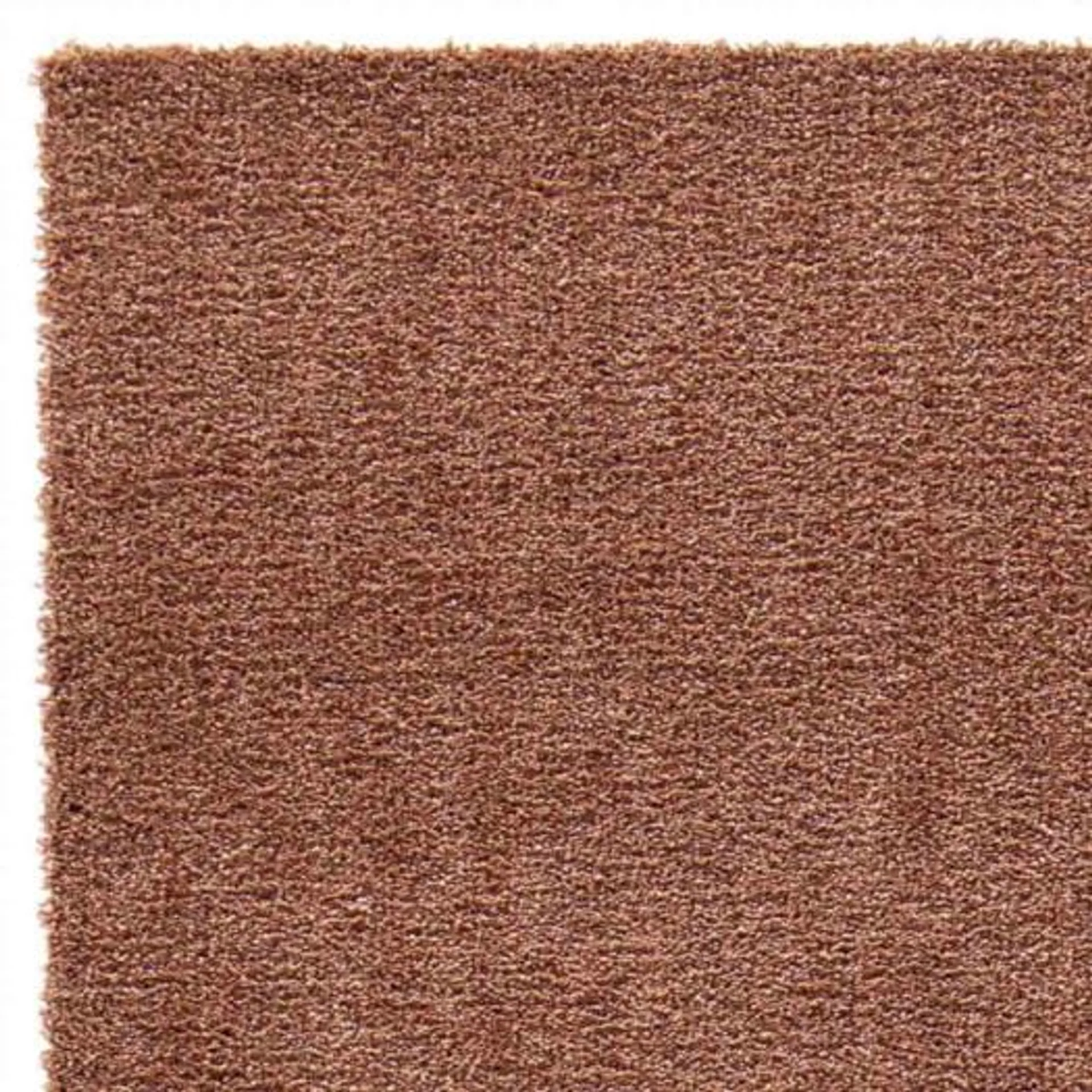 Moquette - Tapis velours découpable Terracotta 4 mètres