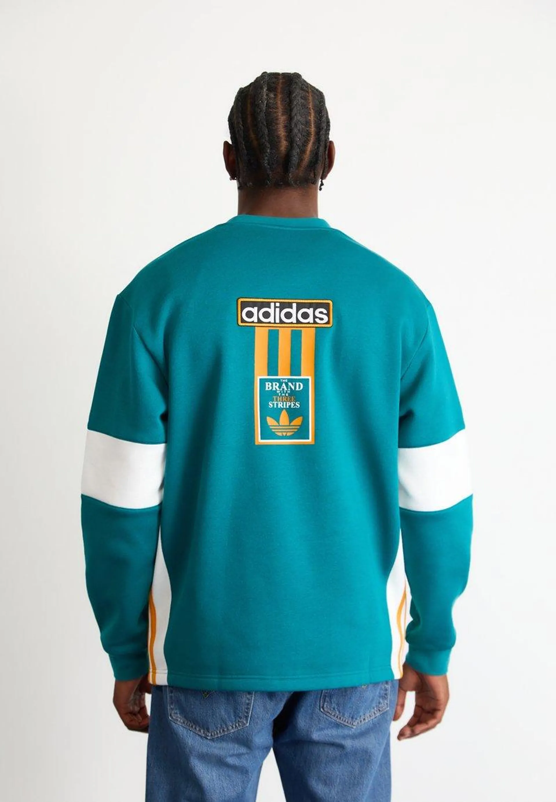 ADIBREAK CREW - Sweatshirt - legacy teal