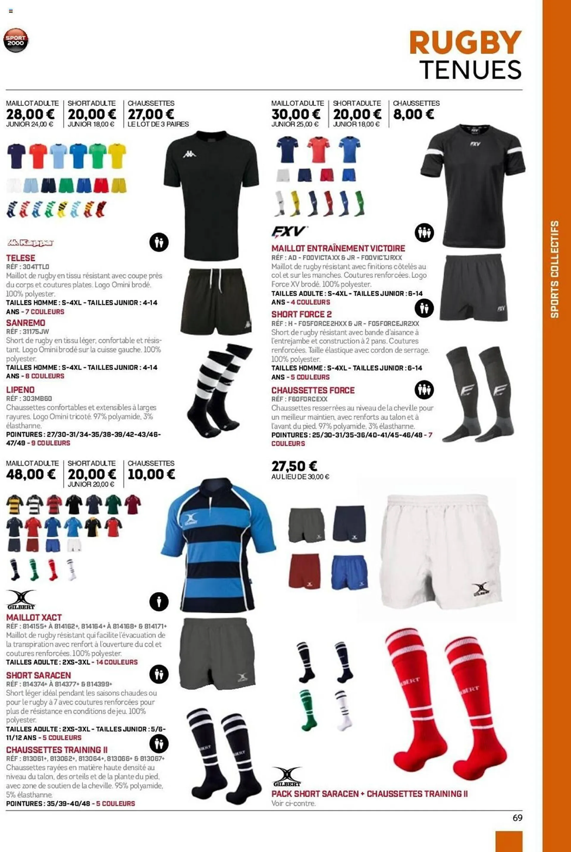 Catalogue Sport 2000 du 28 mai au 31 décembre 2025 - Catalogue page 69