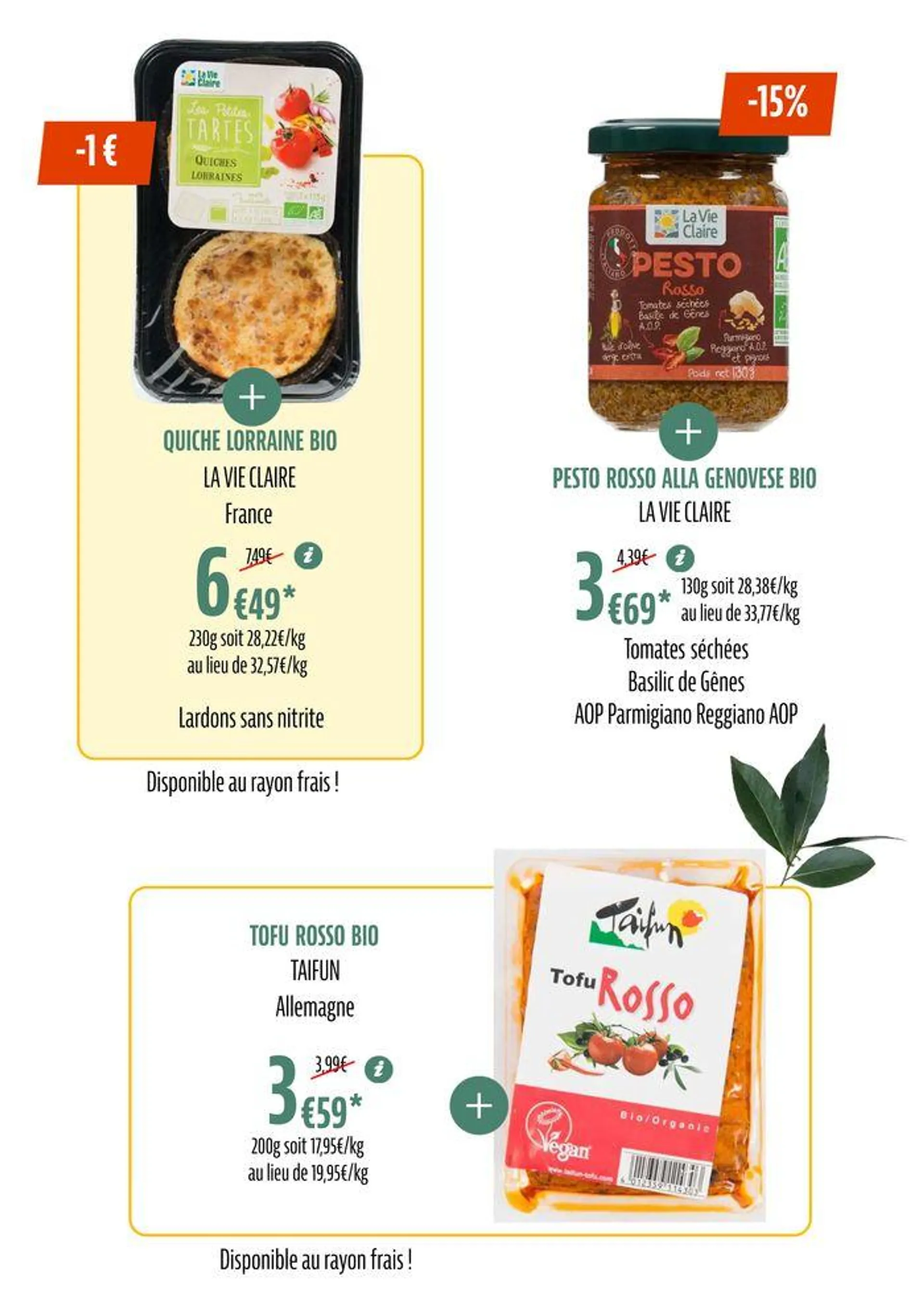 TOUTES NOS PROMOS BIO POUR UN ÉTÉ SAVOUREUX du 1 juillet au 31 juillet 2024 - Catalogue page 9