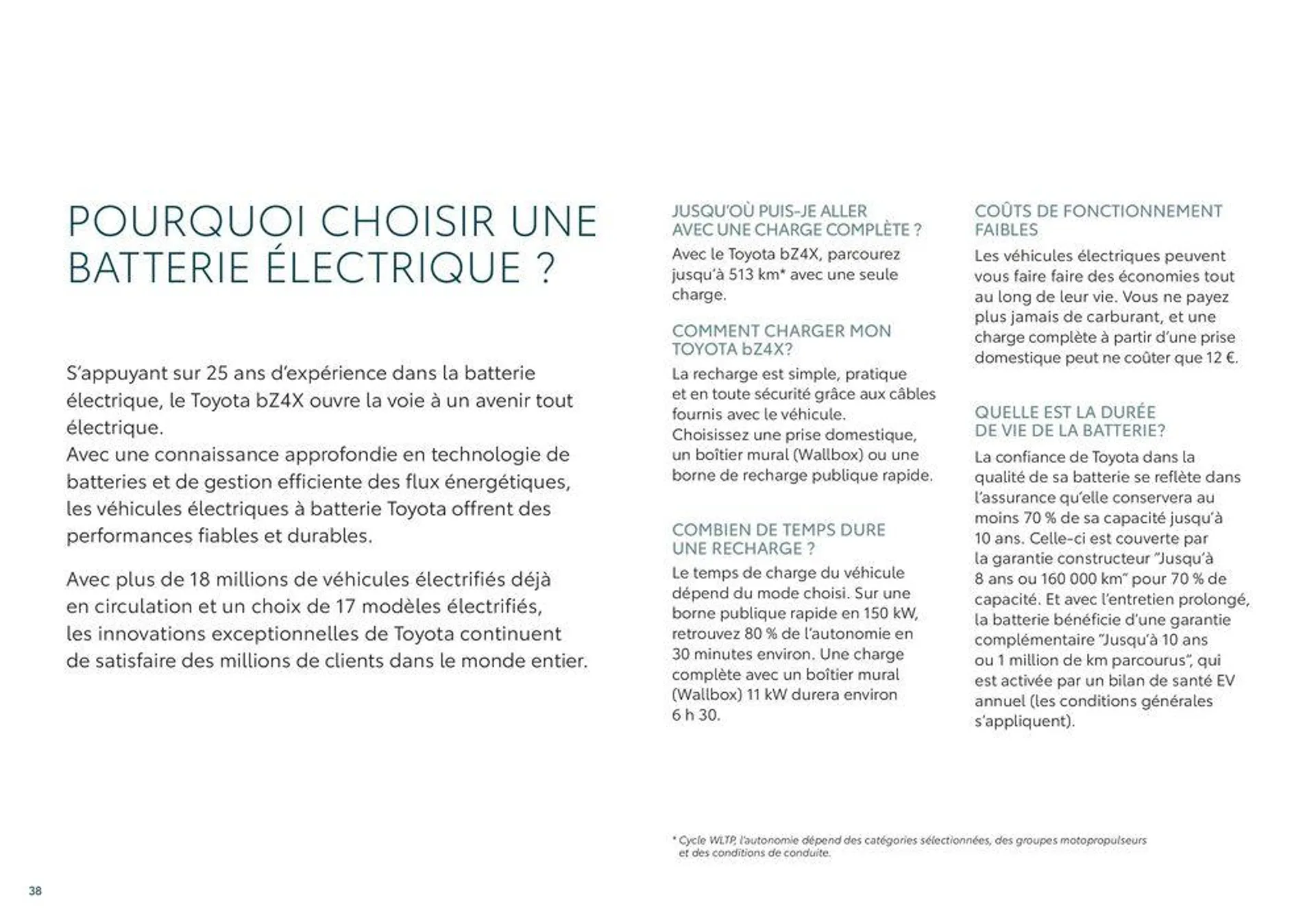 Toyota bZ4X  du 18 juin au 18 juin 2025 - Catalogue page 38