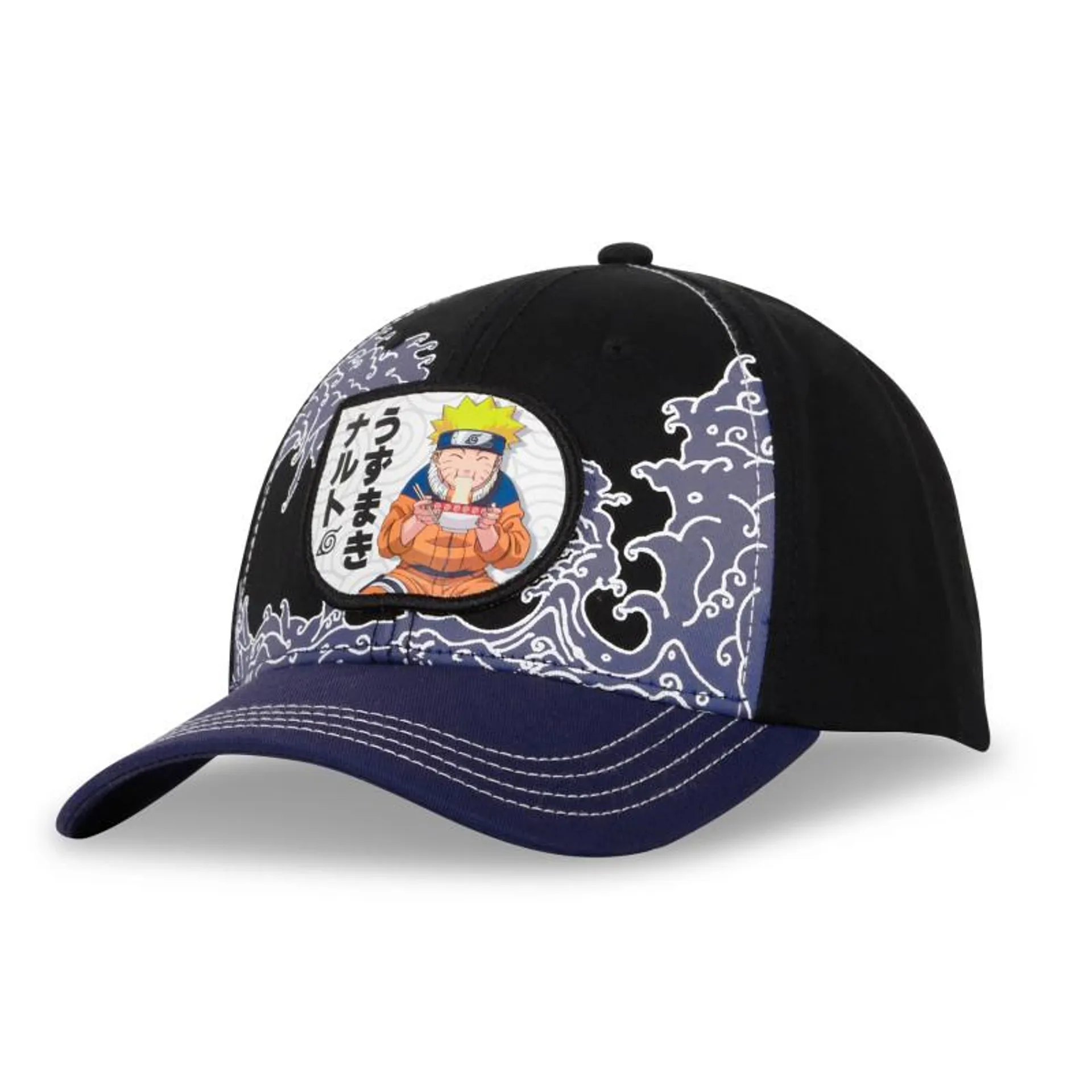 Casquette homme snapback noir et bleu Naruto Classic Ramen