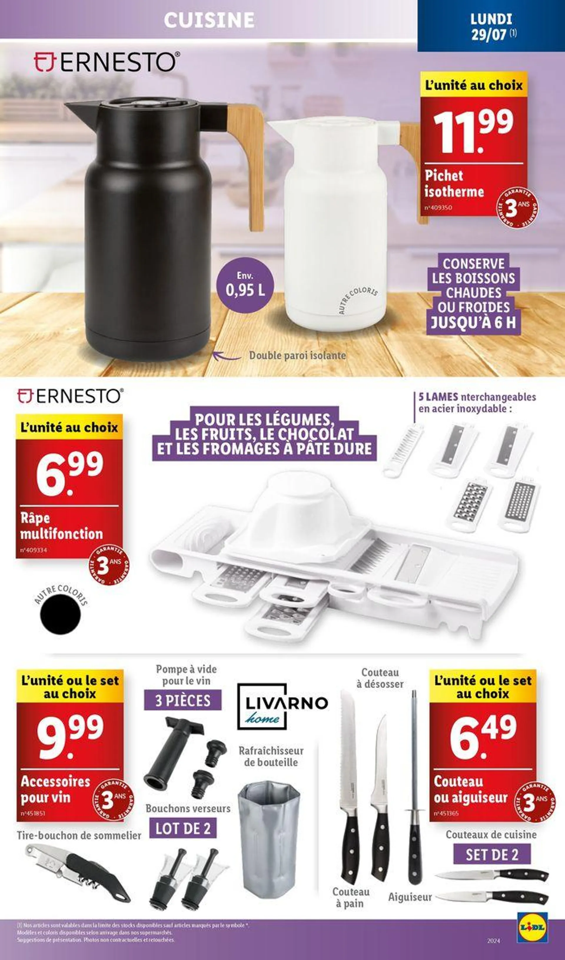 Ne passez pas à côté de nos offres bricolage et maison, toujours à prix Lidl ! du 25 juillet au 29 juillet 2024 - Catalogue page 29