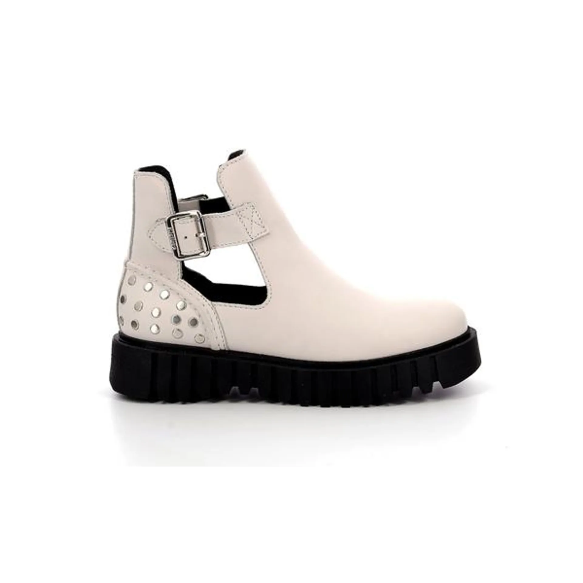 Boots Cuir Kickers Kick Fantasy - Blanc