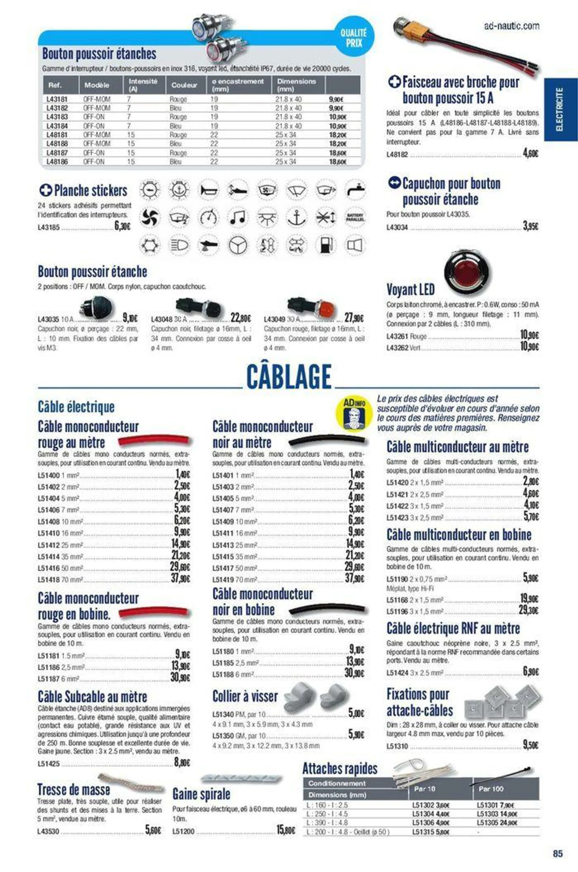 Catalogue Accastillage Diffusion du 1 mars au 31 octobre 2024 - Catalogue page 429