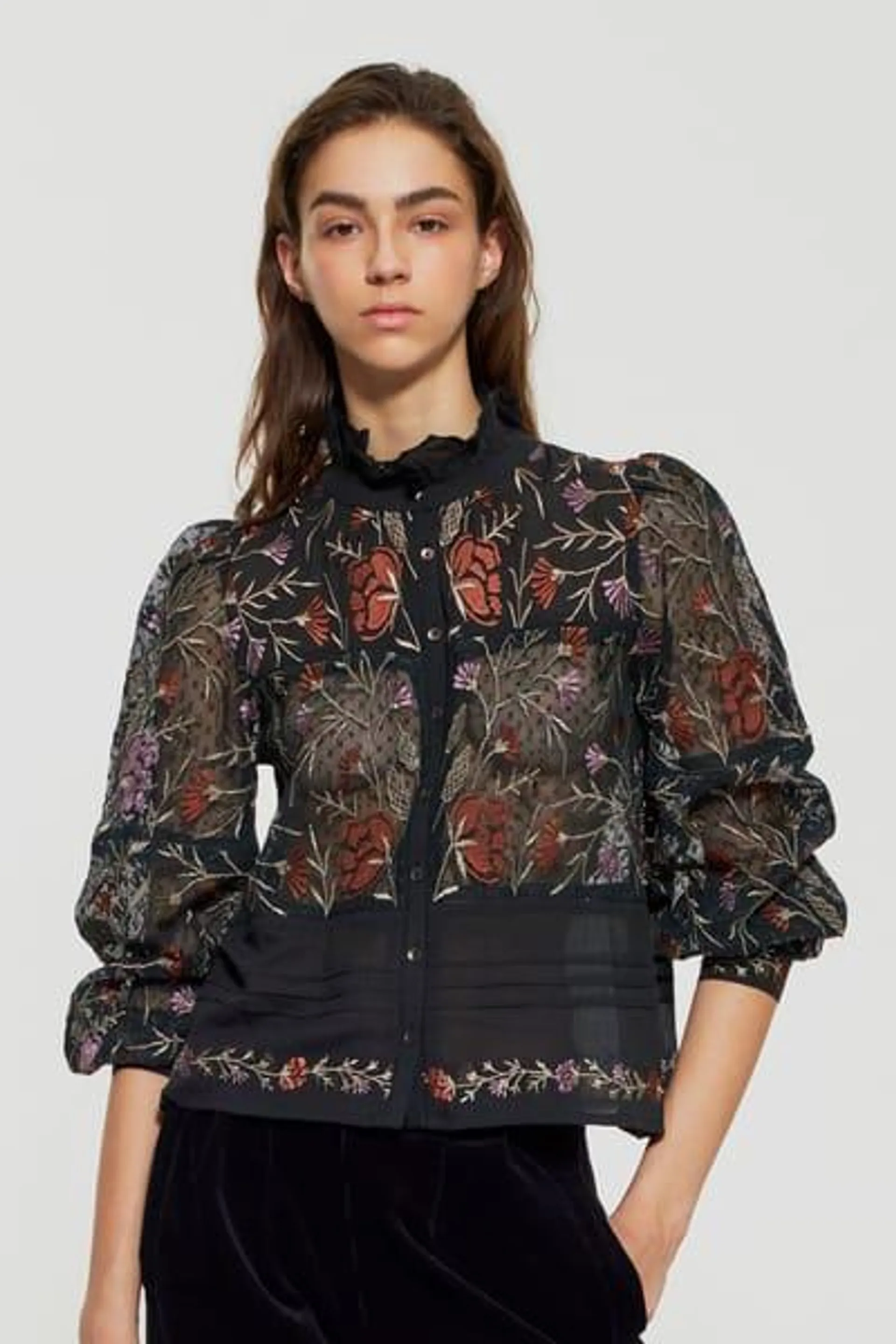 Ari embroidered blouse