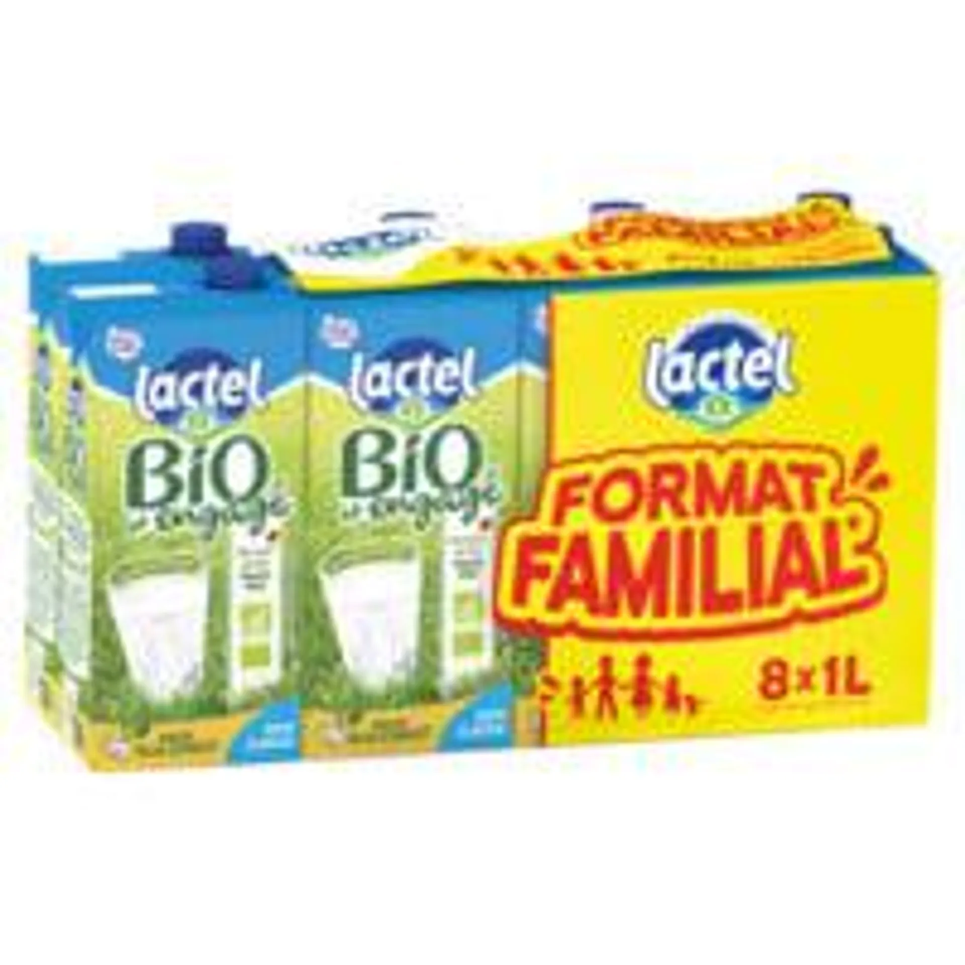 Lait Bio Demi-Ecrémé UHT LACTEL