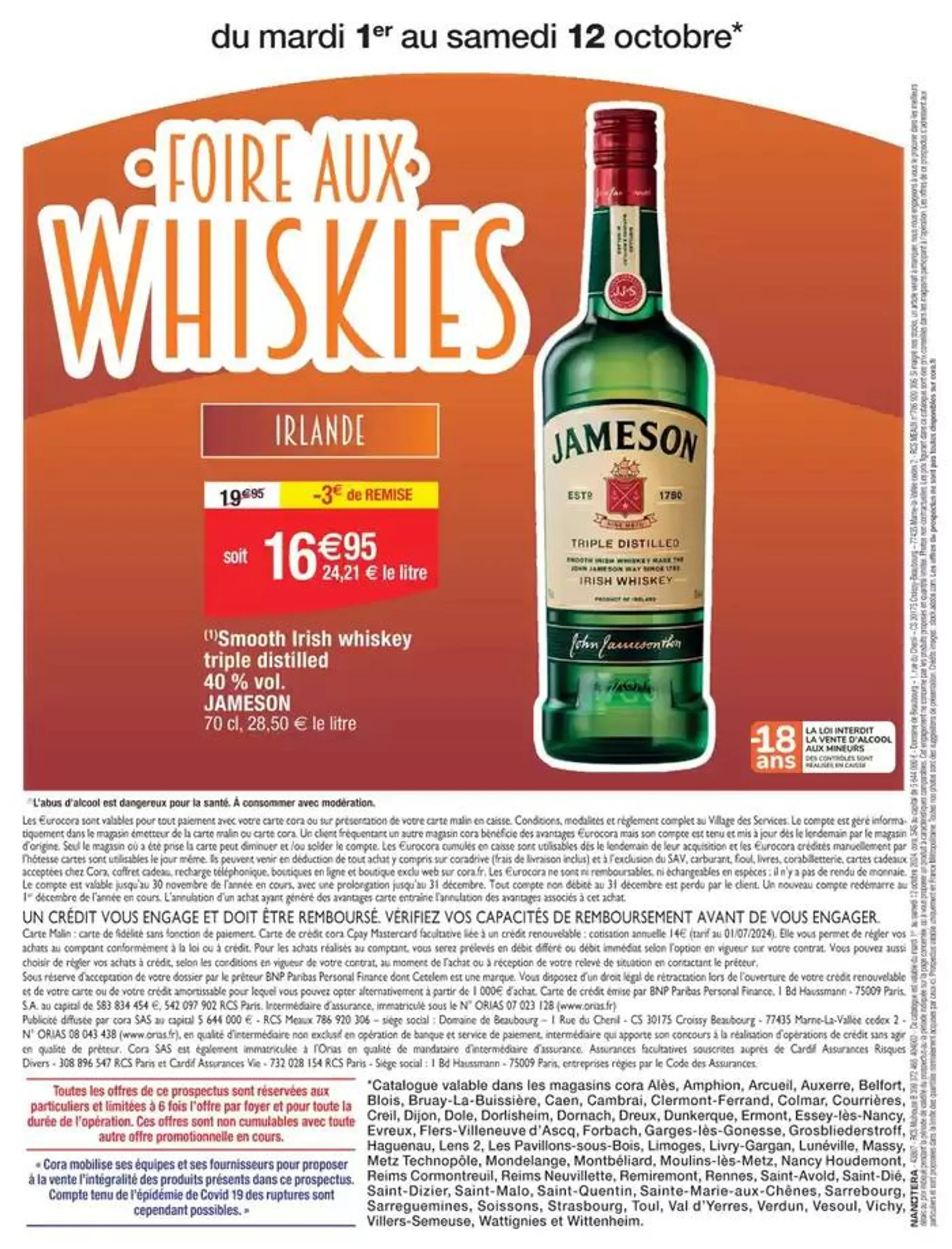 Foire aux whiskies du 1 octobre au 12 octobre 2024 - Catalogue page 10