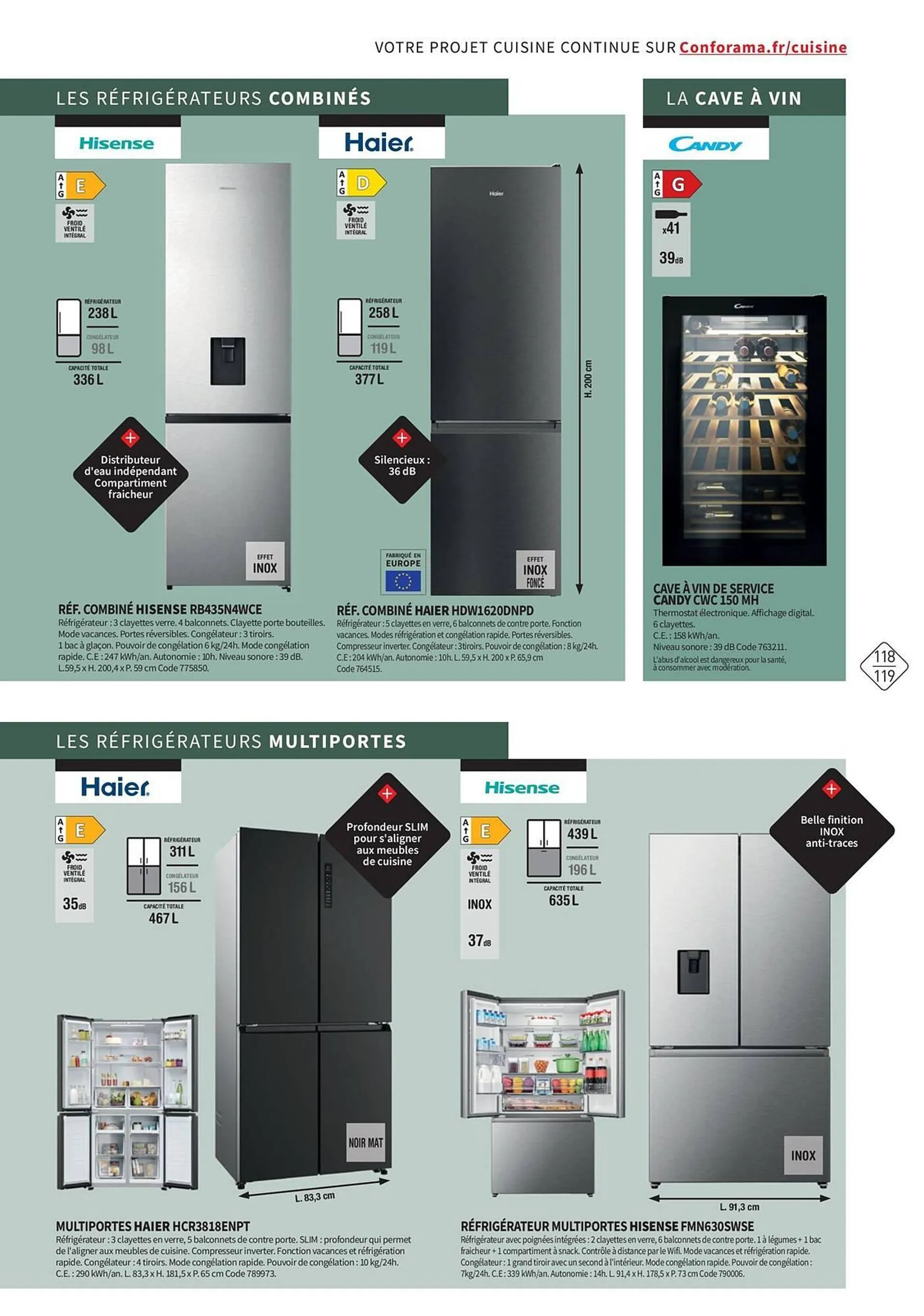 Catalogue Conforama du 4 septembre au 31 décembre 2024 - Catalogue page 119