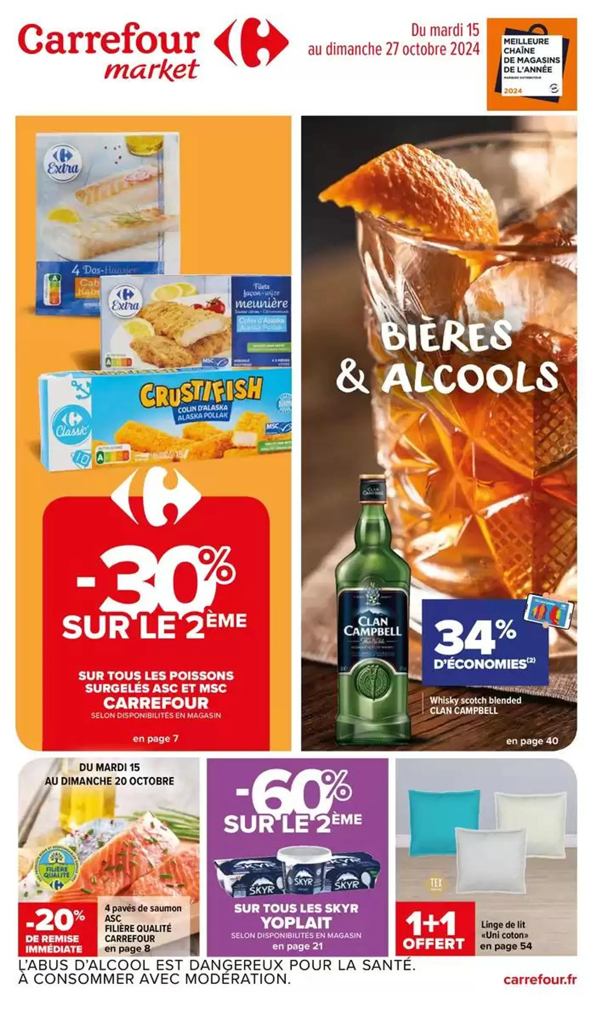 BIÈRES ET ALCOOLS du 15 octobre au 27 octobre 2024 - Catalogue page 1